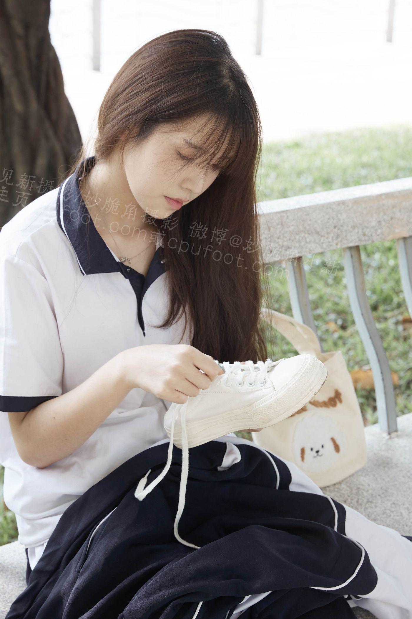 [见新摄影]NO.045 抖音可爱学院风，奶乖少女 [160P]插图2