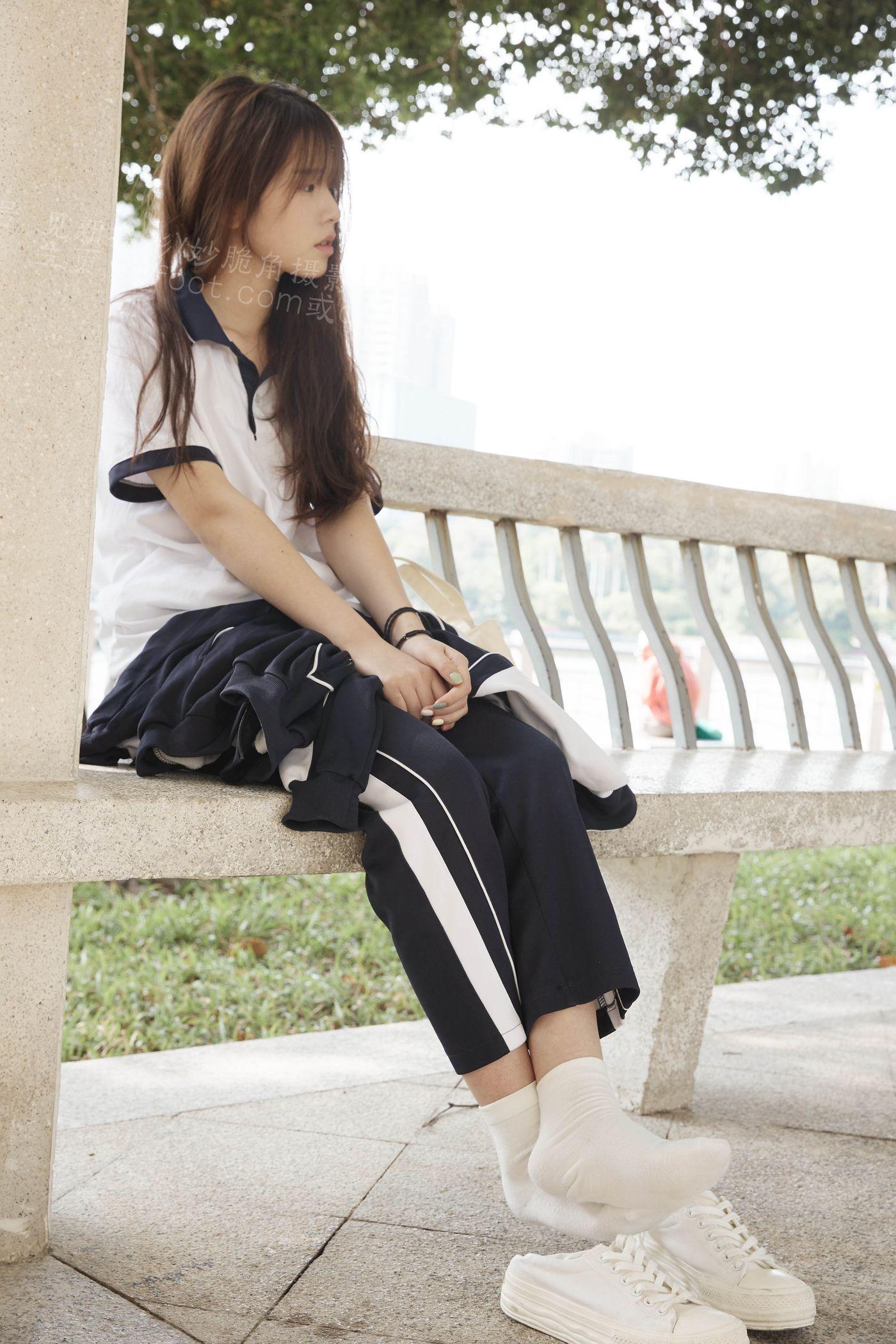 [见新摄影]NO.045 抖音可爱学院风，奶乖少女 [160P]插图7