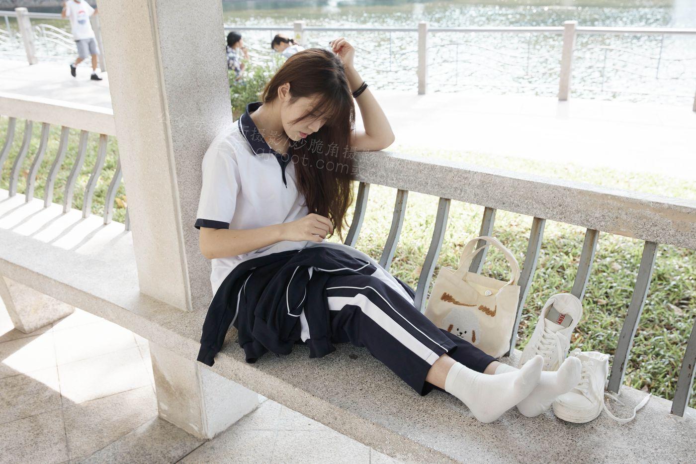 [见新摄影]NO.045 抖音可爱学院风，奶乖少女 [160P]插图8