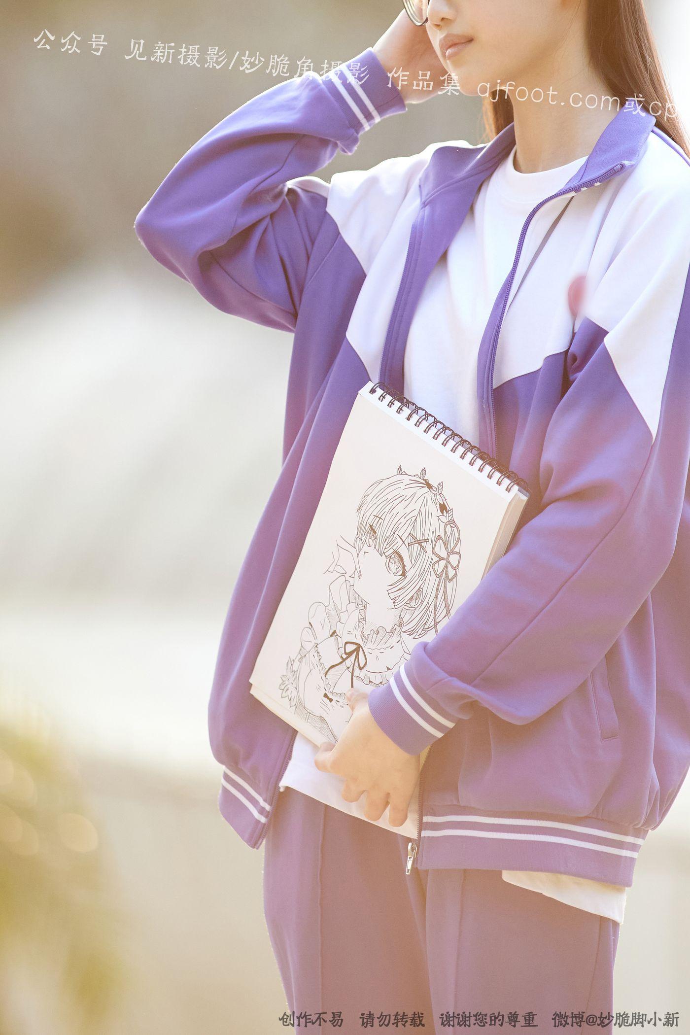 [见新摄影]NO.011-梦回学生时代 公园校服棉袜裸足 [2][148P]插图9