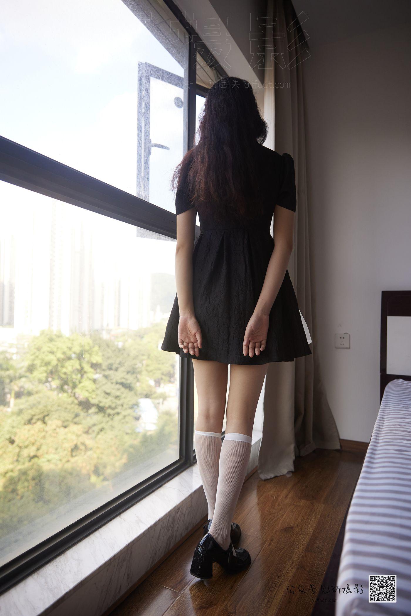 [见新摄影]NO.004-设计师小樱-可爱连衣裙白丝小皮鞋 [197P]插图3