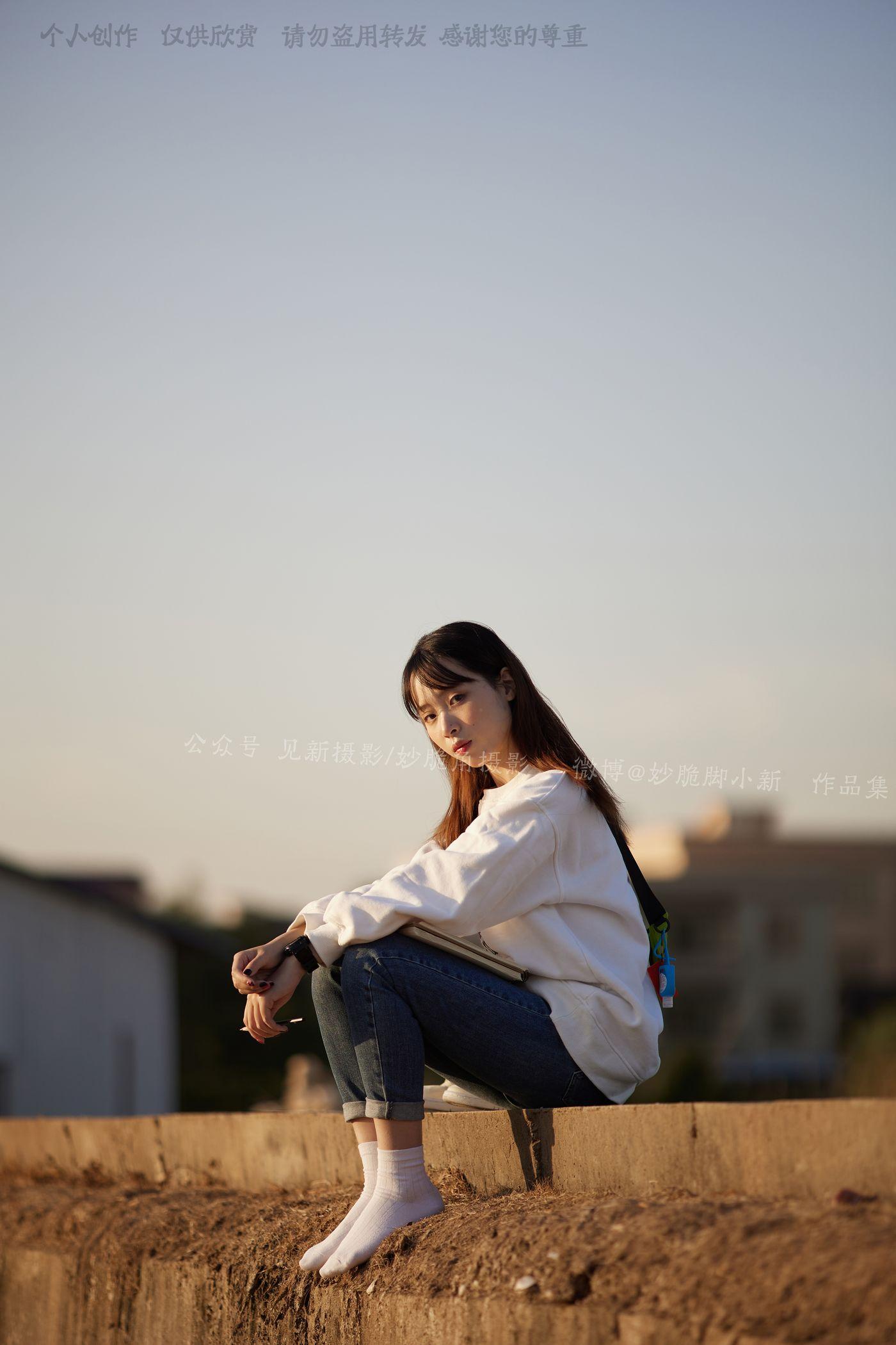 [见新摄影]NO.034 追赶落日余晖的逆光少女 [133P]插图1