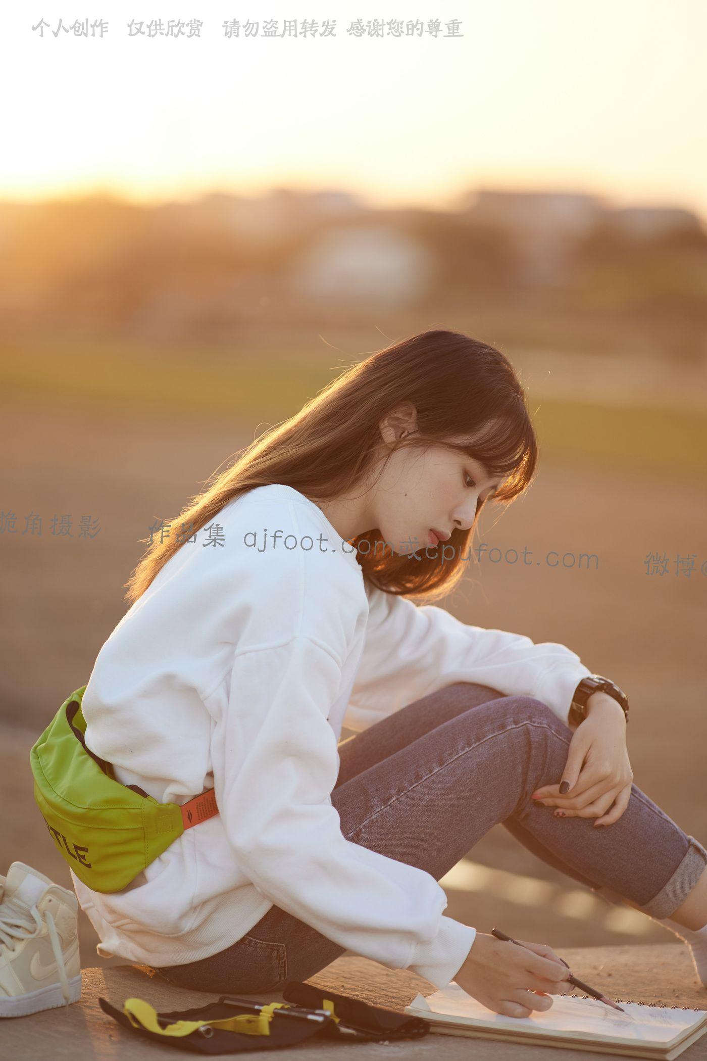 [见新摄影]NO.034 追赶落日余晖的逆光少女 [133P]插图6