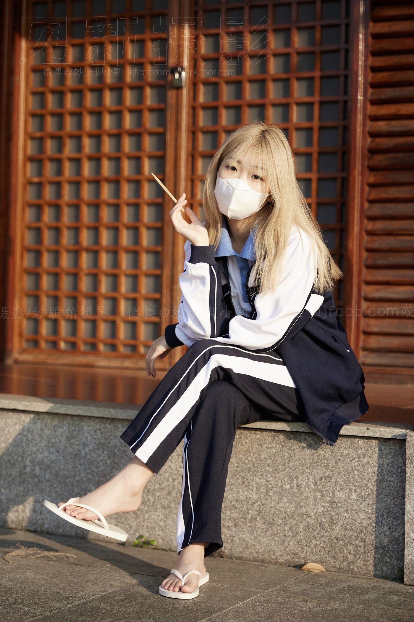 [见新摄影]NO.042 黄头发甜美甜美小姐姐 – 最后合作 [120P]插图
