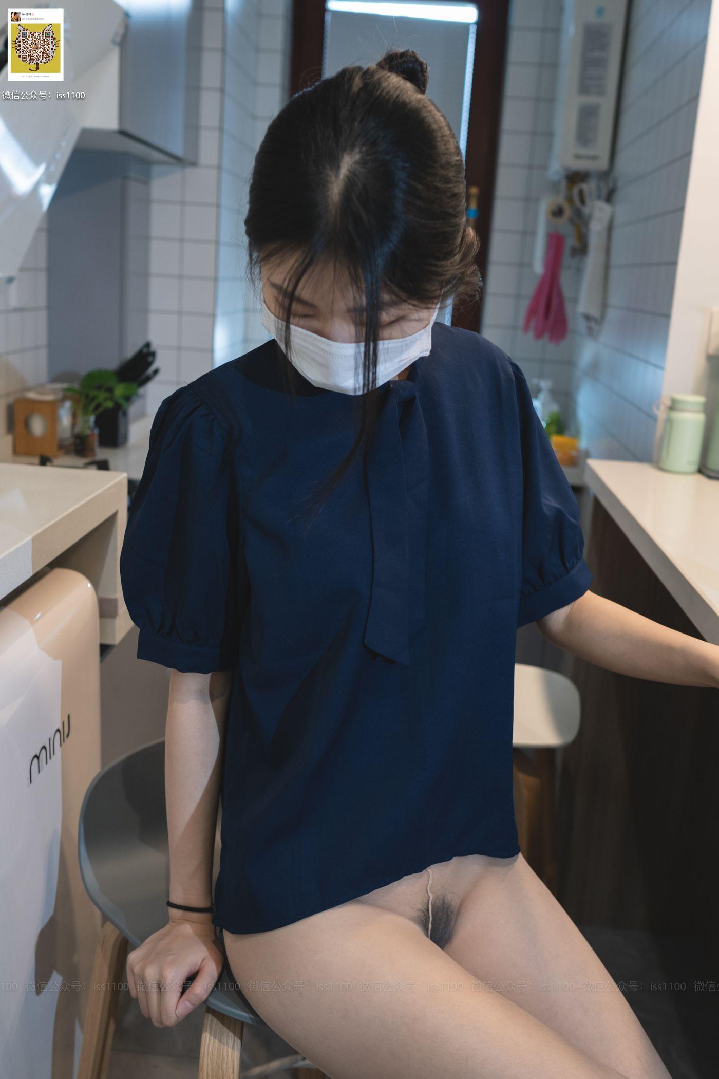 ISS系列 017 美晗 蓝色衬衫 [101P]插图