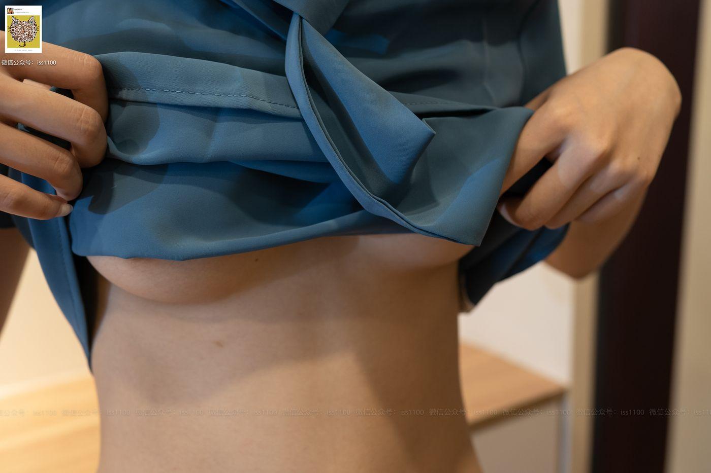 ISS系列 018 美晗 蓝正装 [135P]插图7