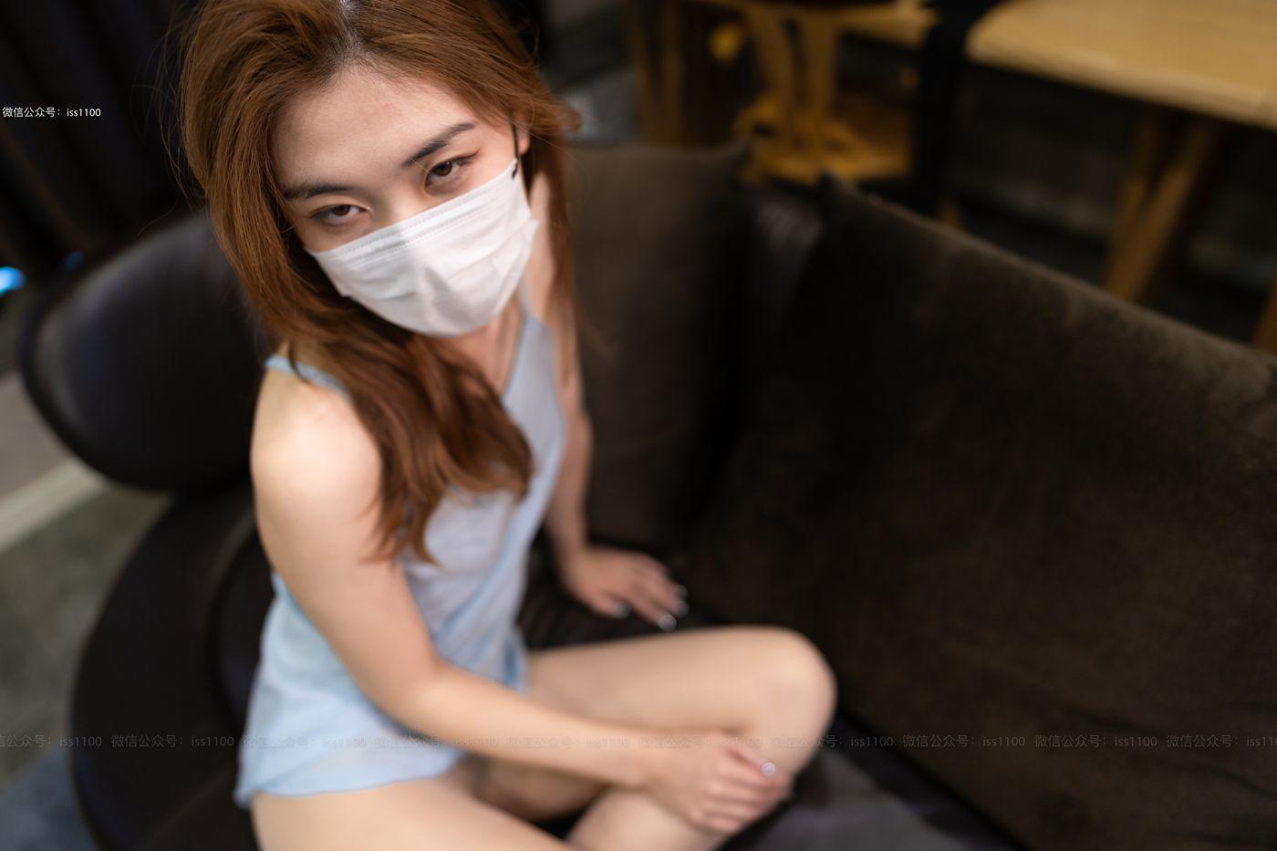 ISS系列 033 诗薇 蓝色吊带 [101P]插图3