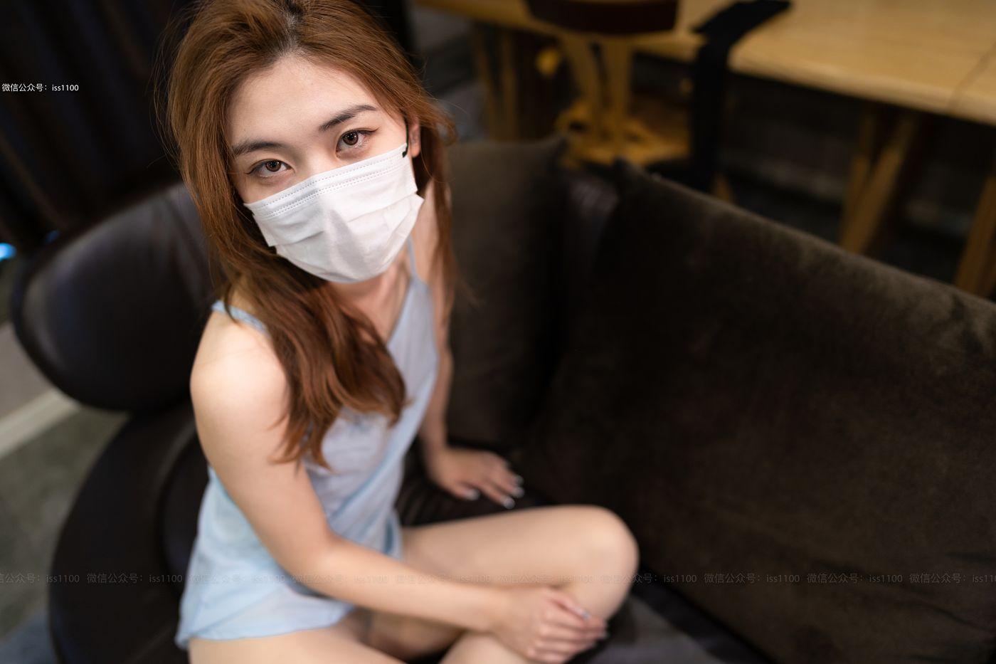 ISS系列 033 诗薇 蓝色吊带 [101P]插图4