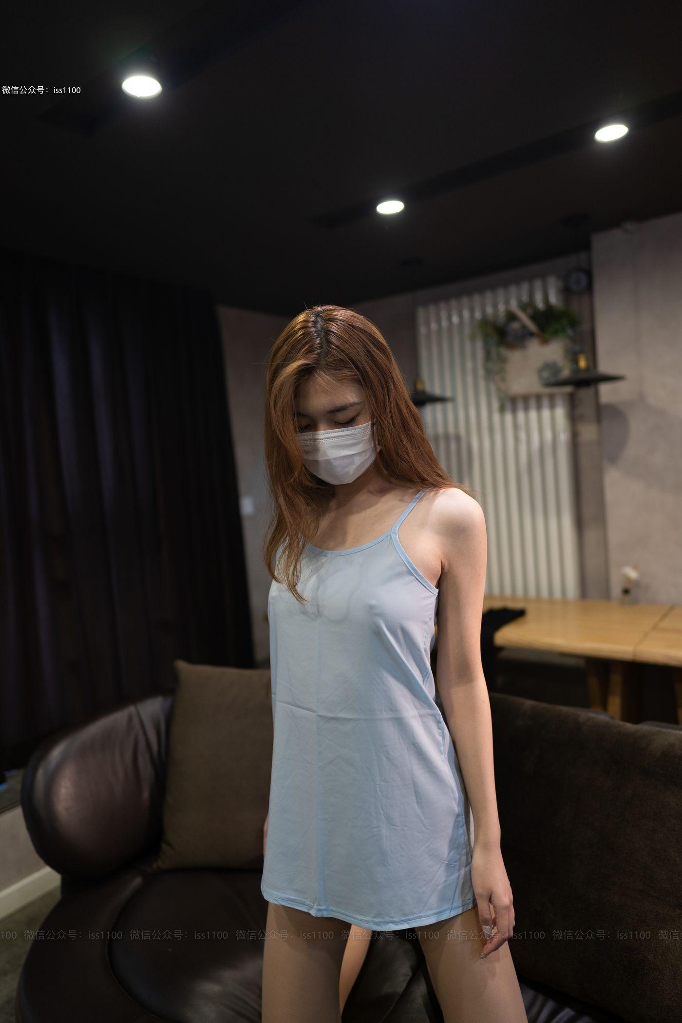 ISS系列 033 诗薇 蓝色吊带 [101P]插图