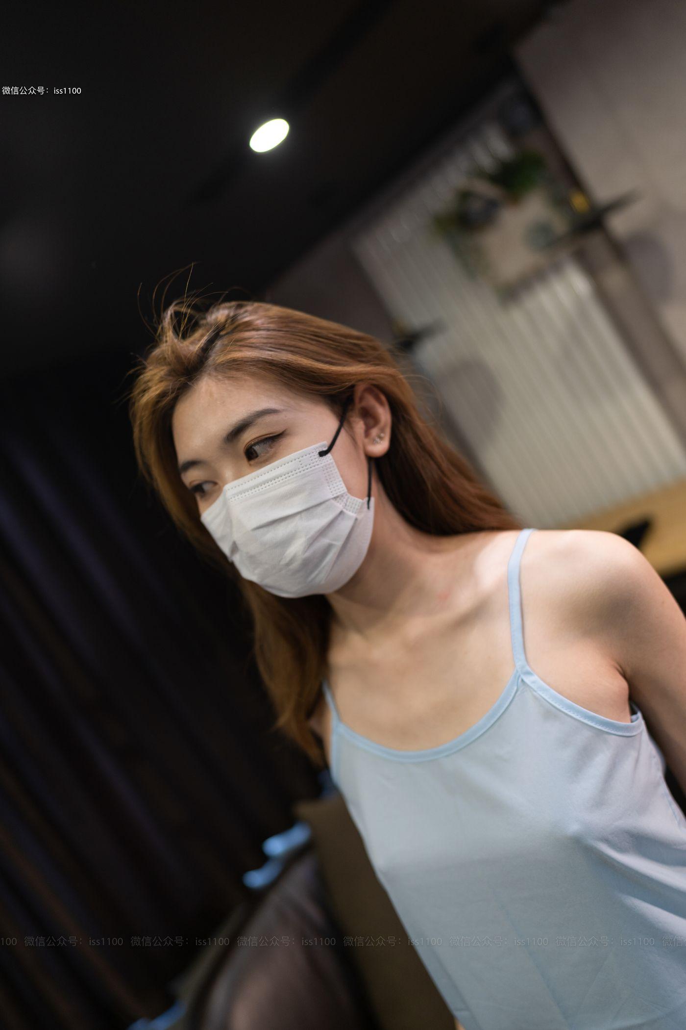 ISS系列 033 诗薇 蓝色吊带 [101P]插图6