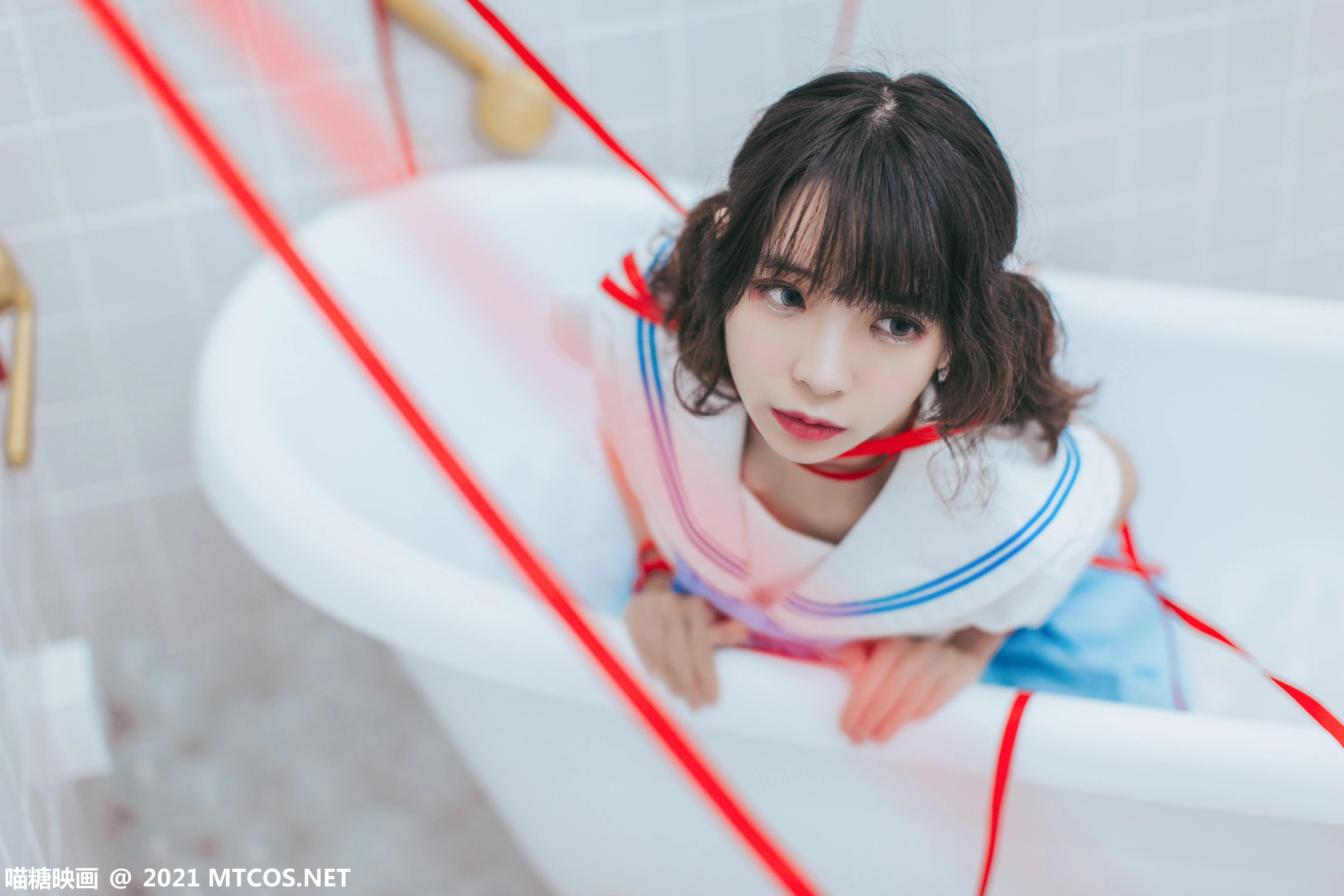 [喵糖映画] VOL.364 浴室JK[21P]插图6