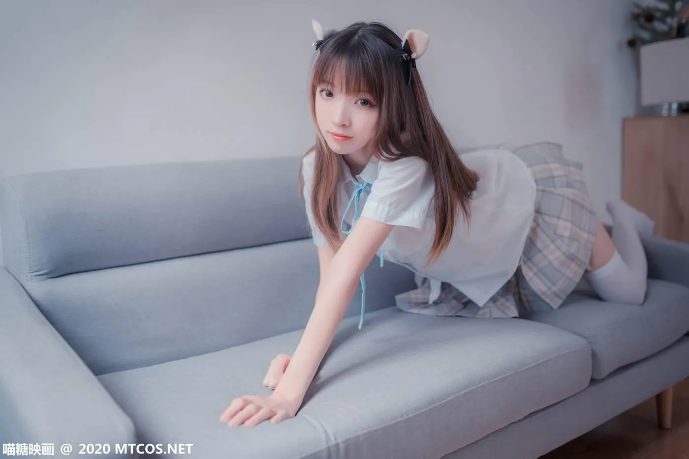 [喵糖映画] JKL.019 猫耳JK制服[45P]插图5