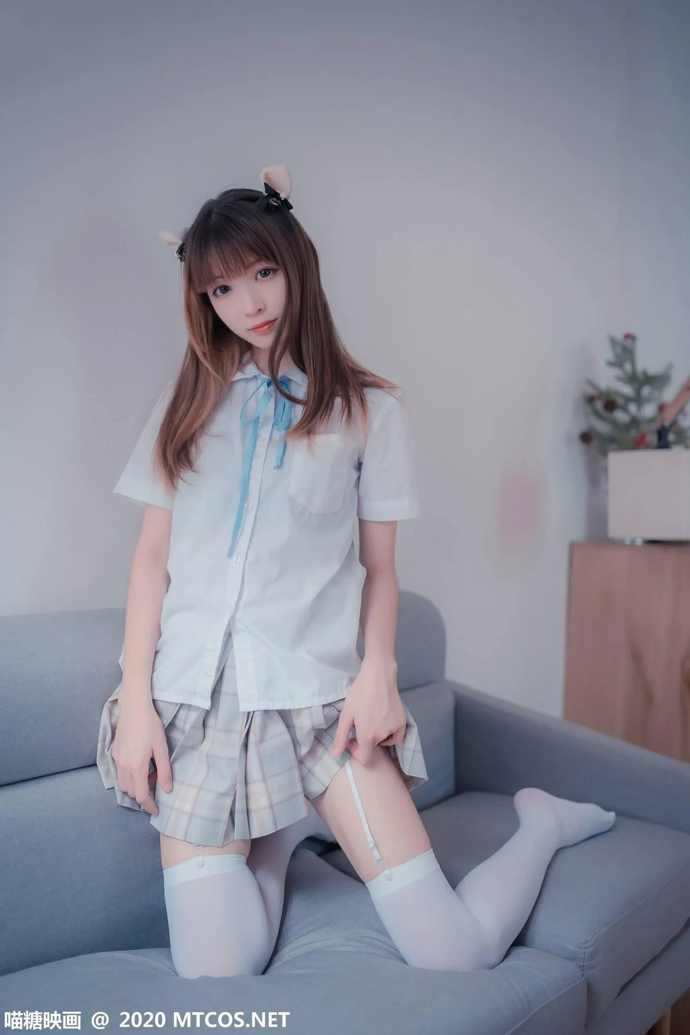 [喵糖映画] JKL.019 猫耳JK制服[45P]插图6