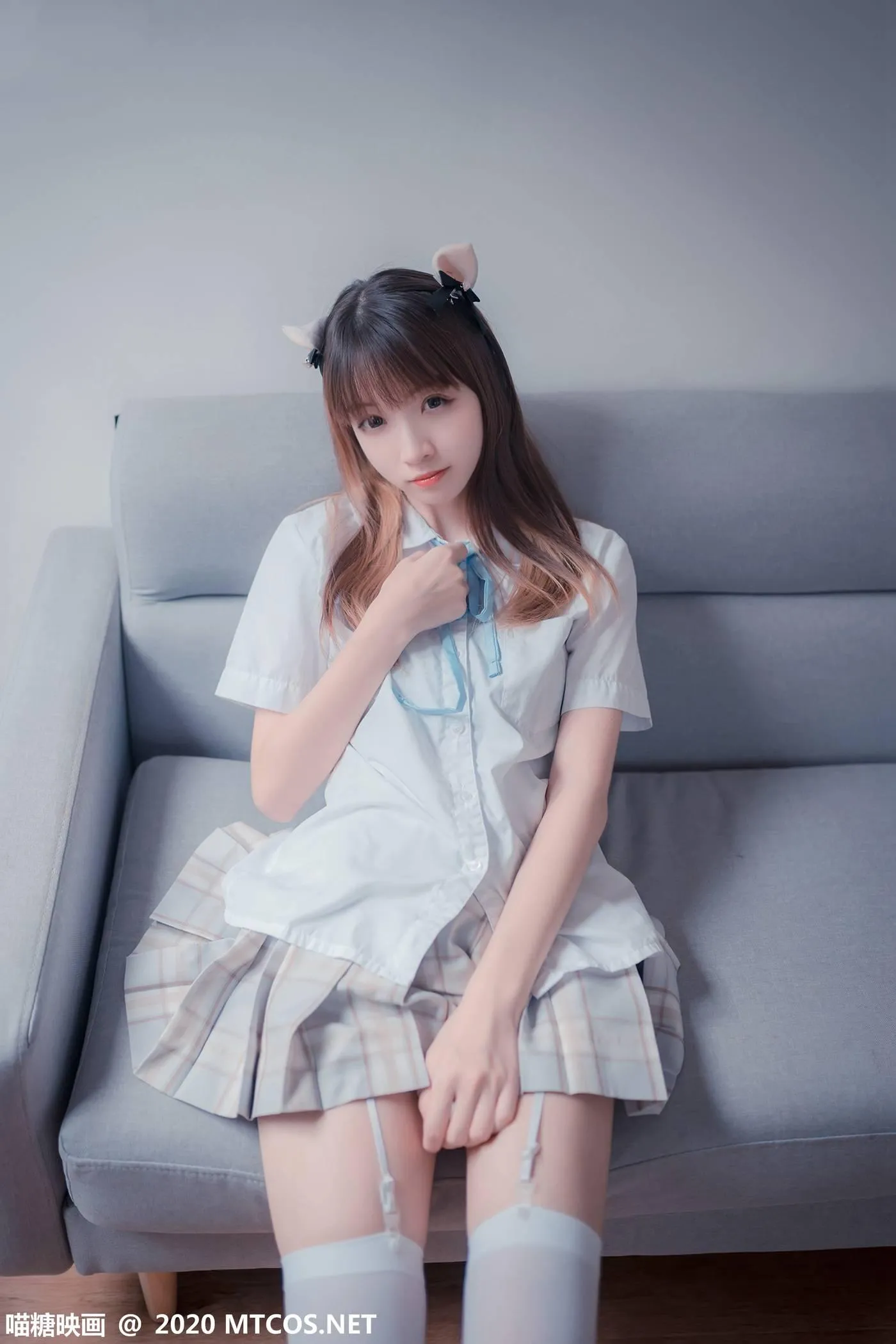 [喵糖映画] JKL.019 猫耳JK制服[45P]插图9
