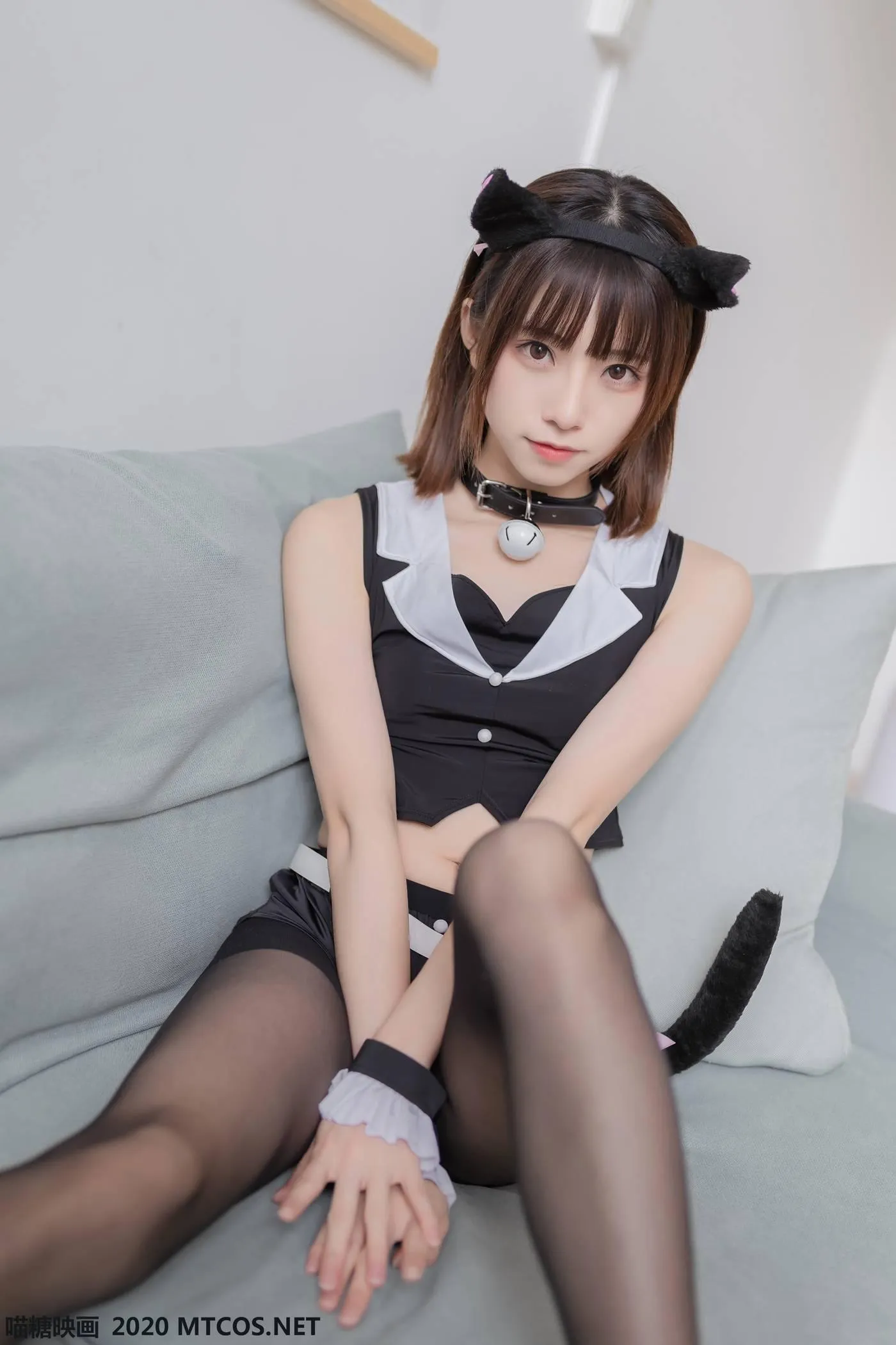 [喵糖映画] VOL.154 黑丝猫耳娘[40P]插图2