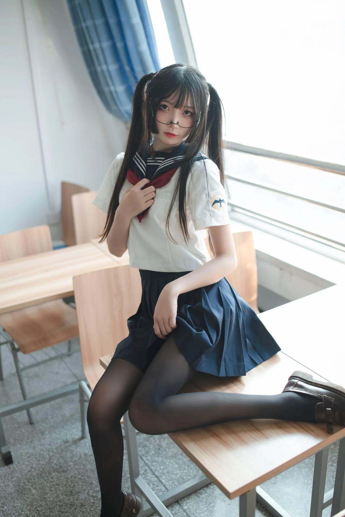 [喵糖映画] JKL.022 教室JK制服[39P]插图7