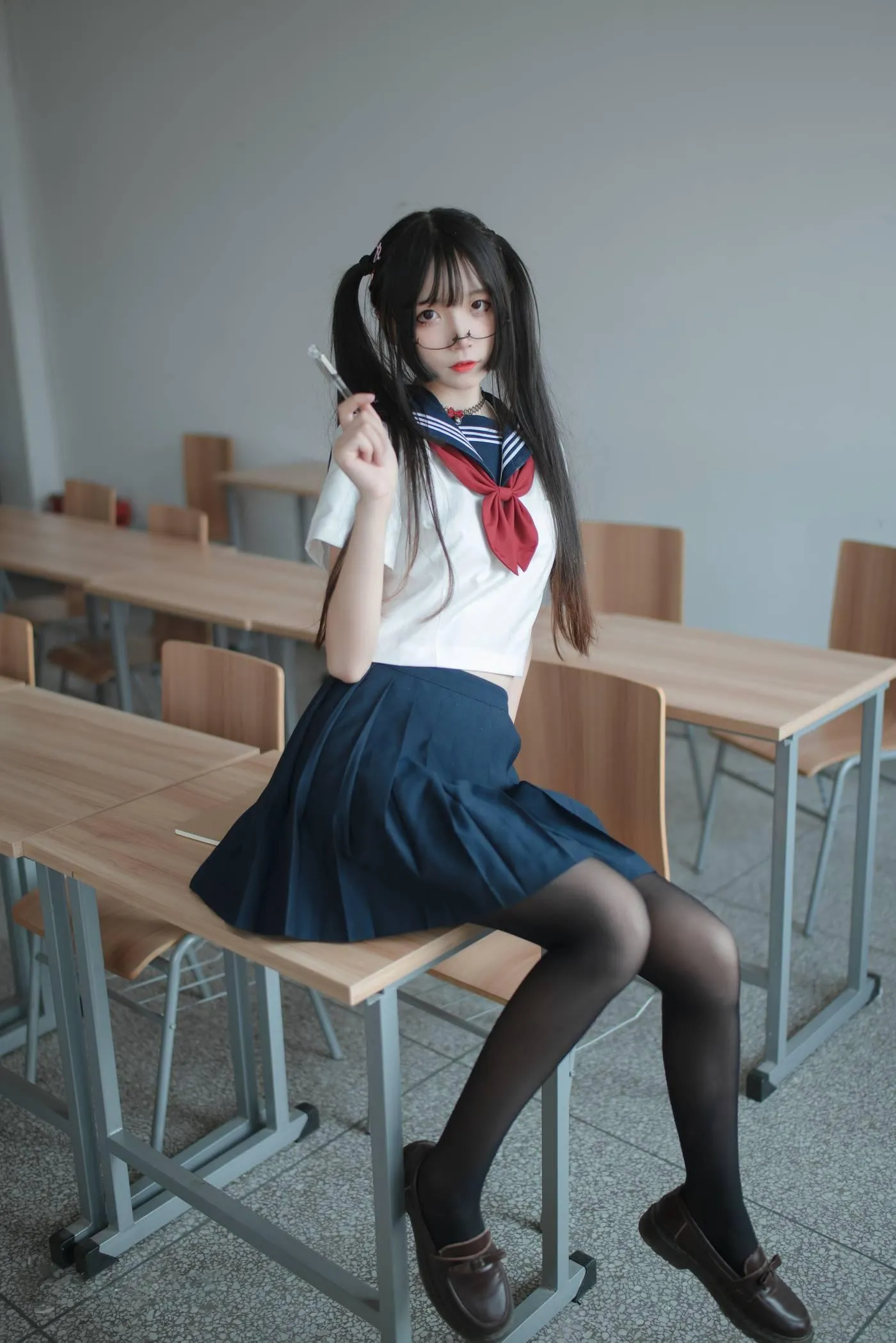 [喵糖映画] JKL.022 教室JK制服[39P]插图5