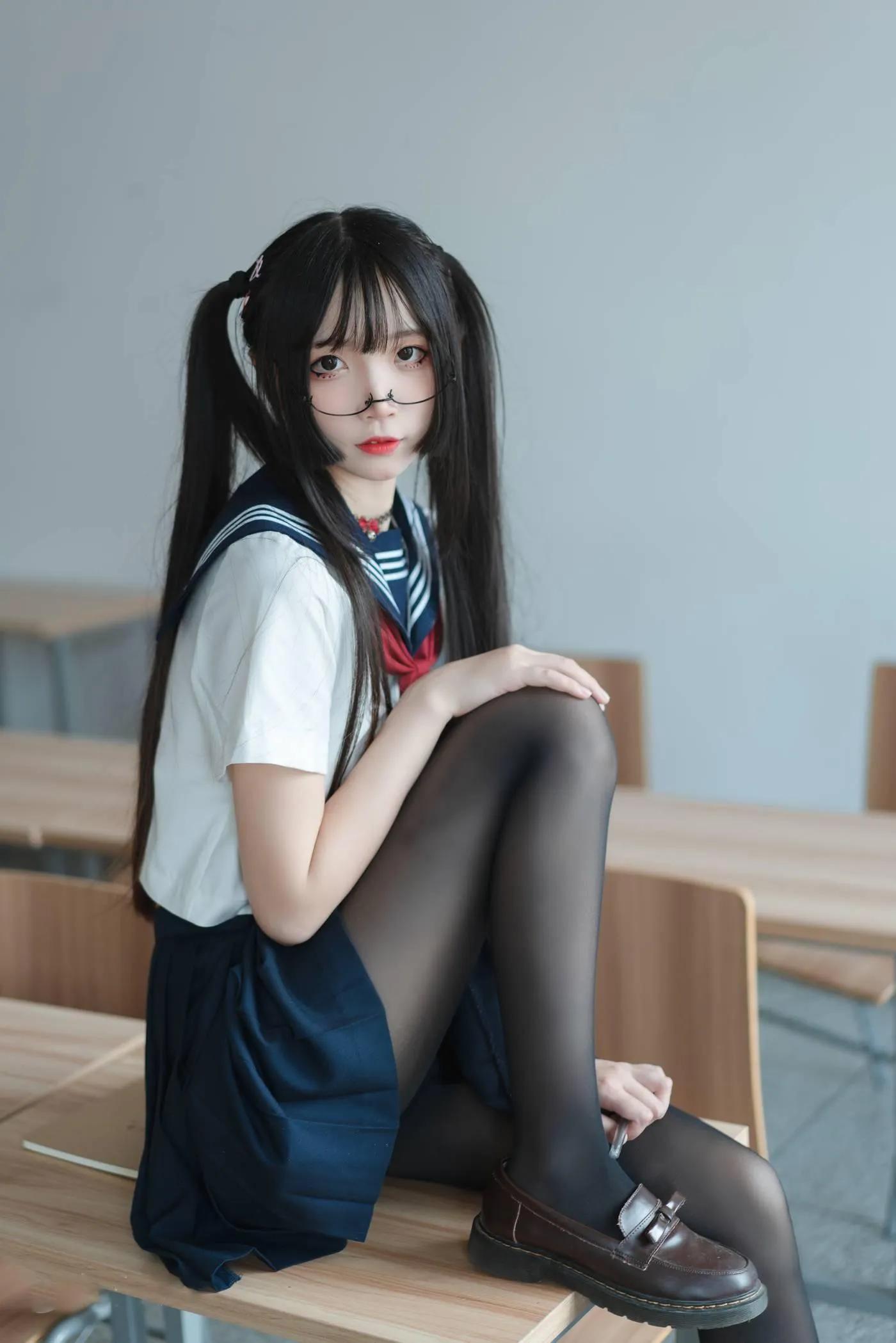 [喵糖映画] JKL.022 教室JK制服[39P]插图8