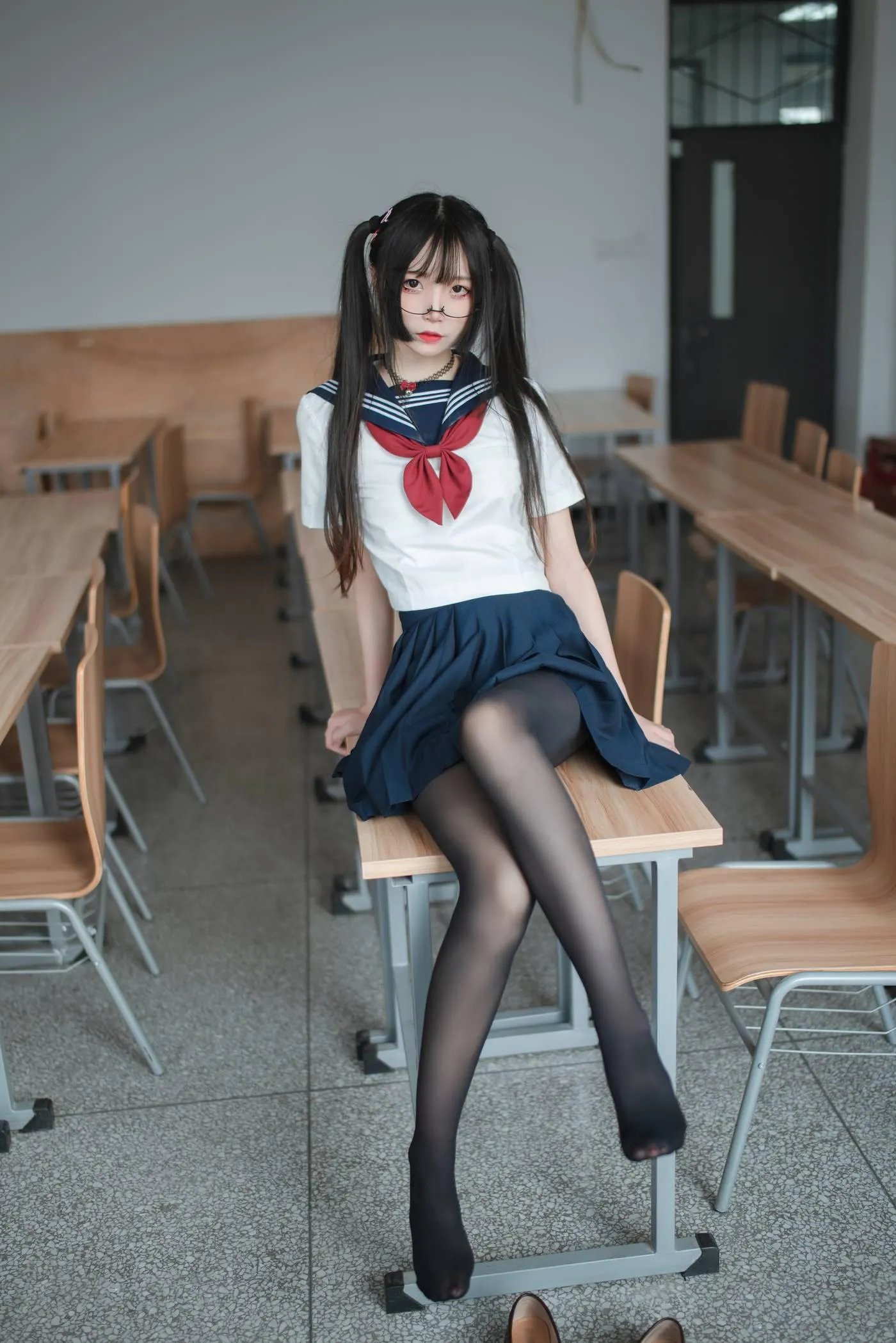 [喵糖映画] JKL.022 教室JK制服[39P]插图9