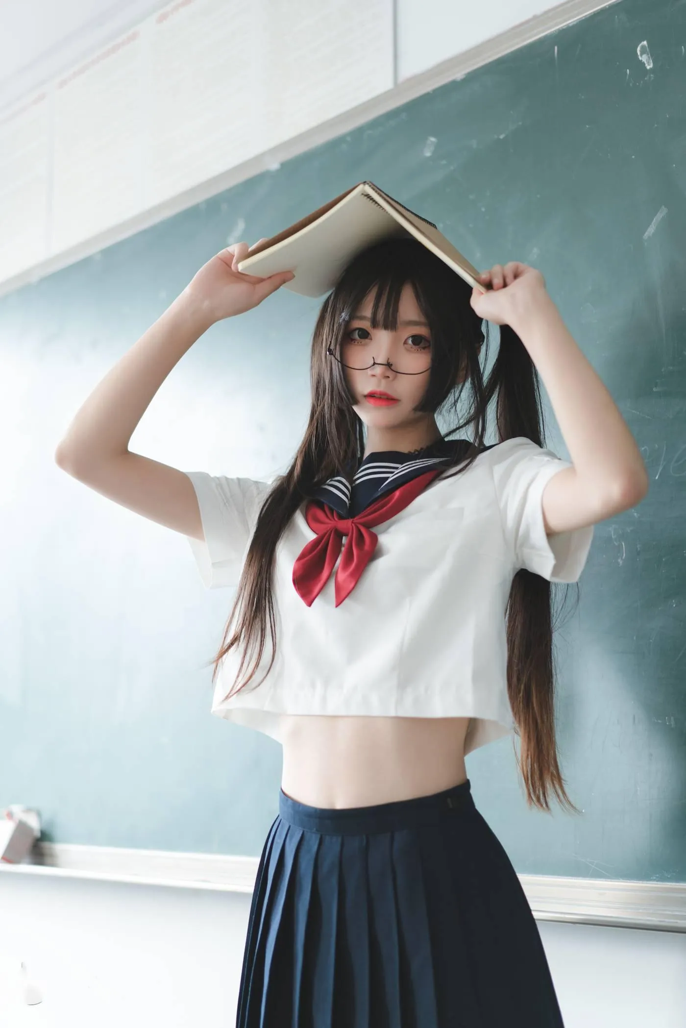 [喵糖映画] JKL.022 教室JK制服[39P]插图2