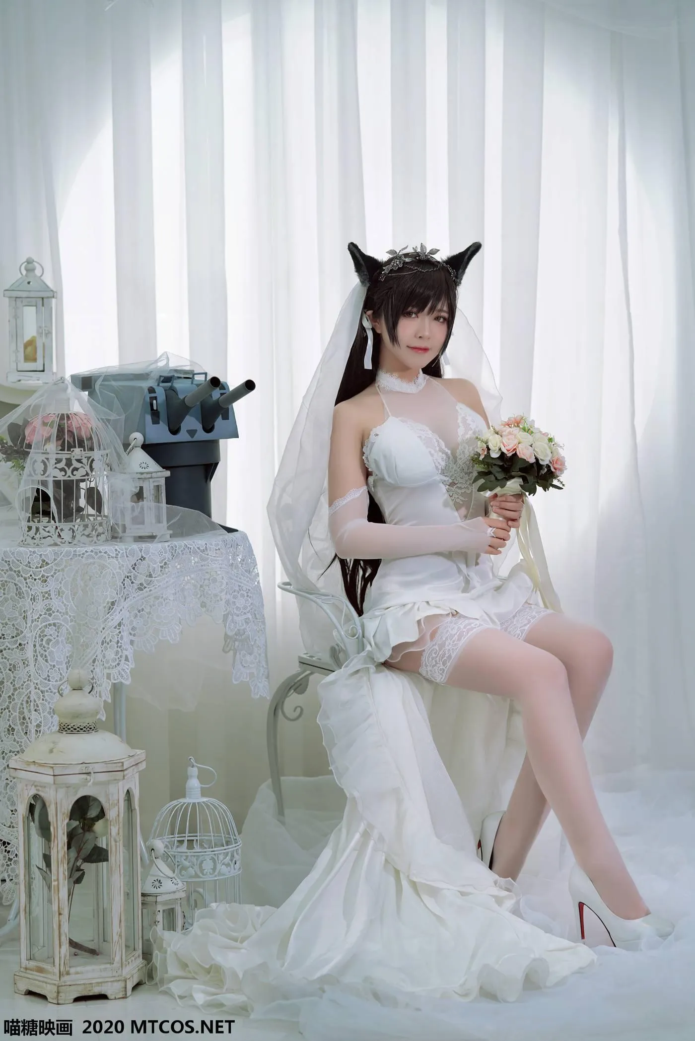 [喵糖映画] VOL.115 婚纱爱宕[30P]插图4