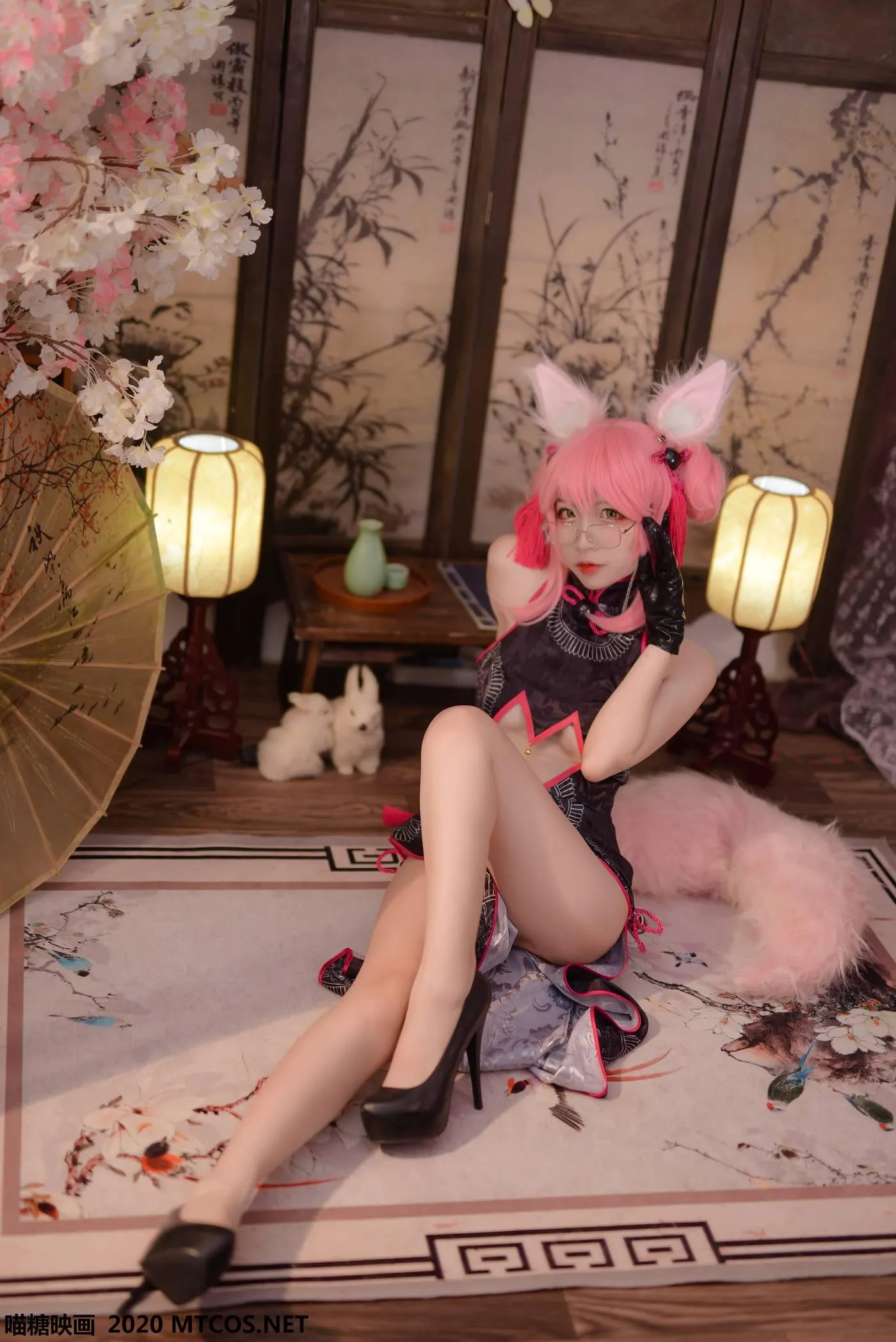 [喵糖映画] HML.002 旗袍狐耳[24P]插图2