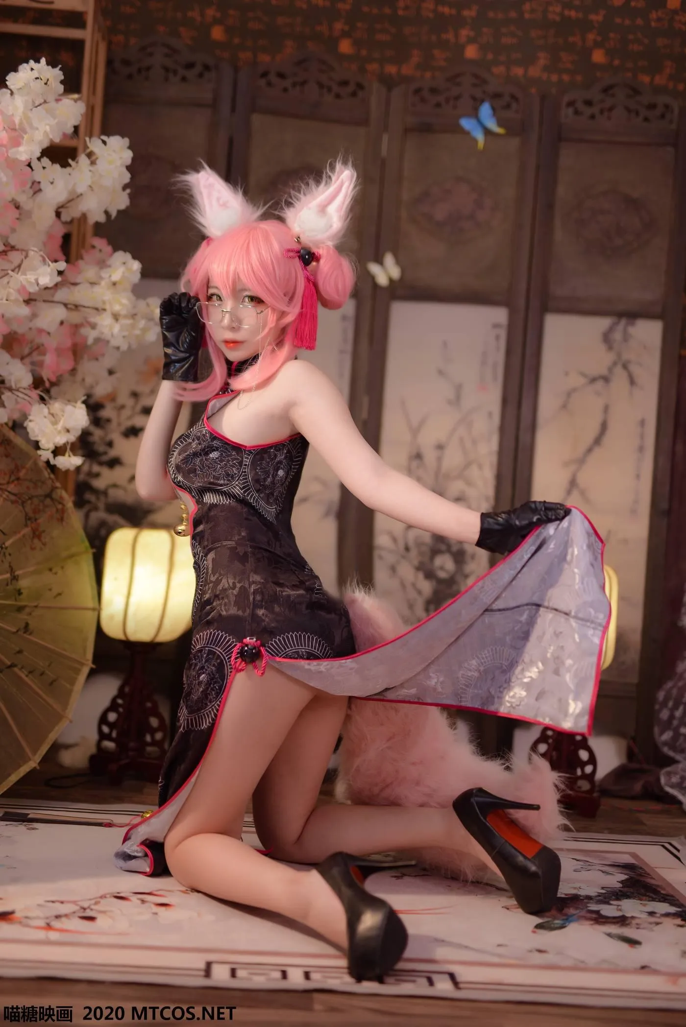 [喵糖映画] HML.002 旗袍狐耳[24P]插图3