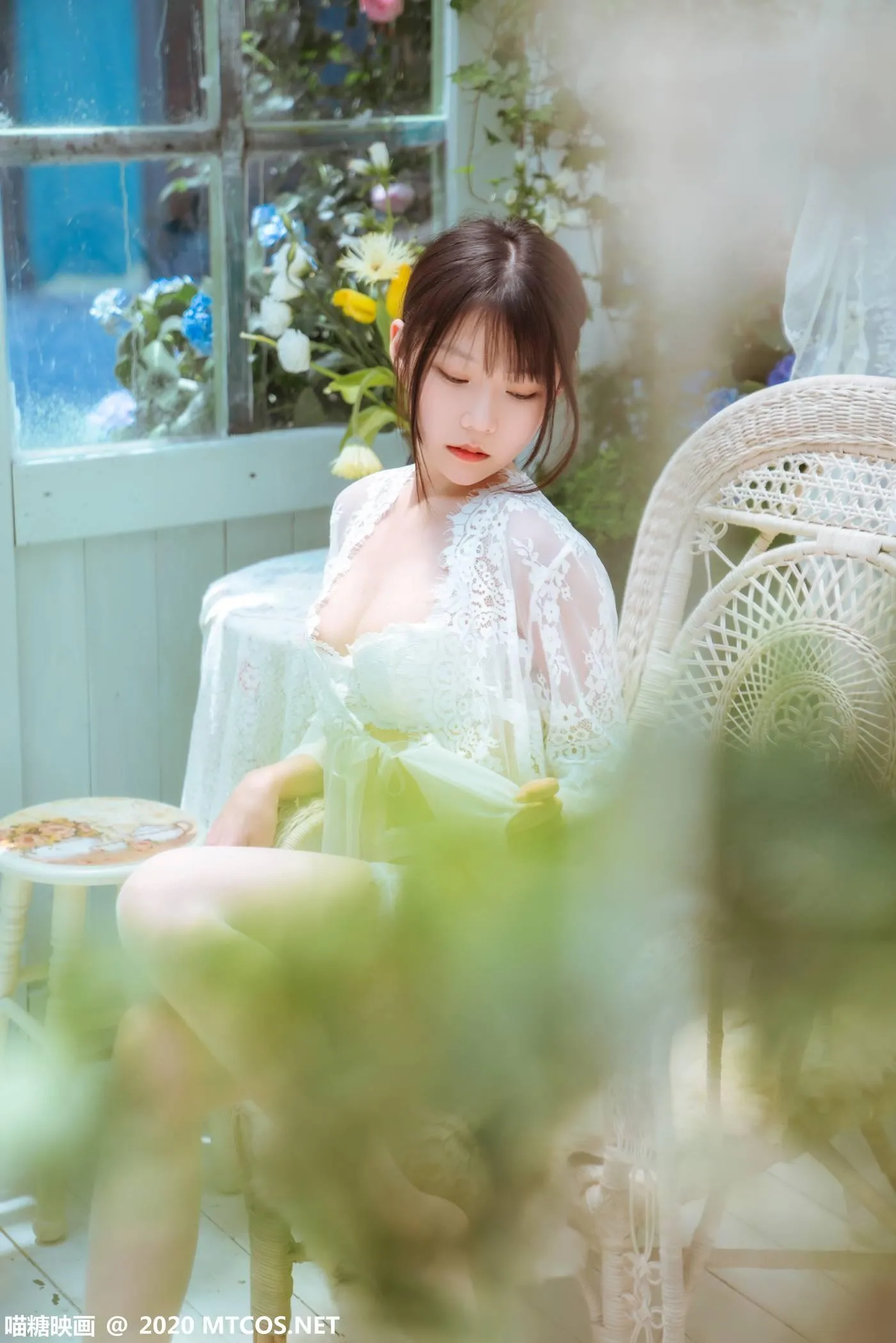 [喵糖映画] VOL.197 白裙轻纱[50P]插图2