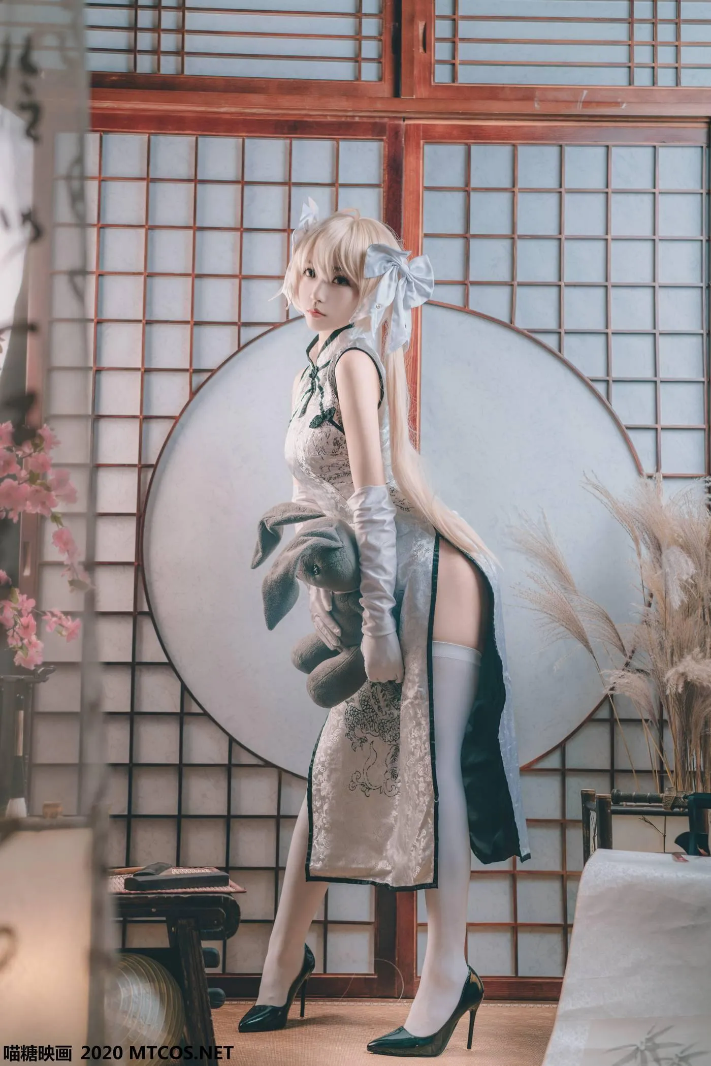 [喵糖映画] HML.009 银丝旗袍[22P]插图6