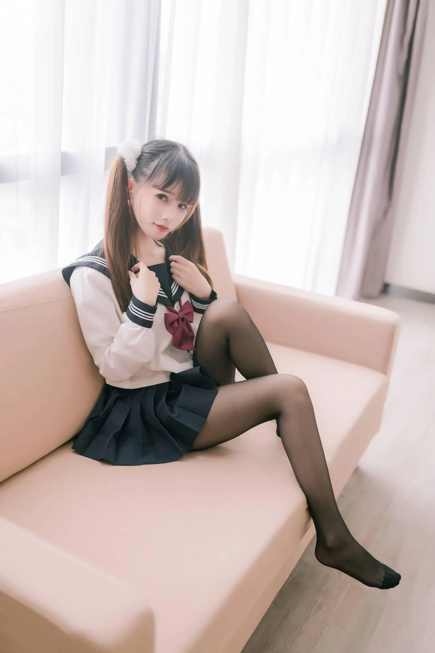 [喵糖映画] JKL.023 双马尾JK制服[40P]插图3