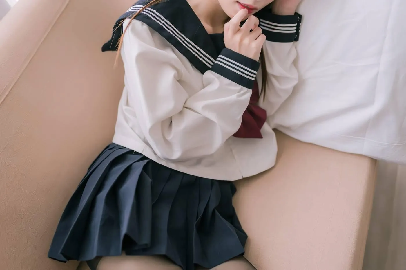 [喵糖映画] JKL.023 双马尾JK制服[40P]插图3