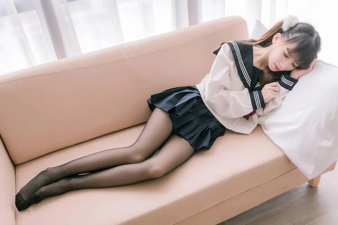 [喵糖映画] JKL.023 双马尾JK制服[40P]插图4