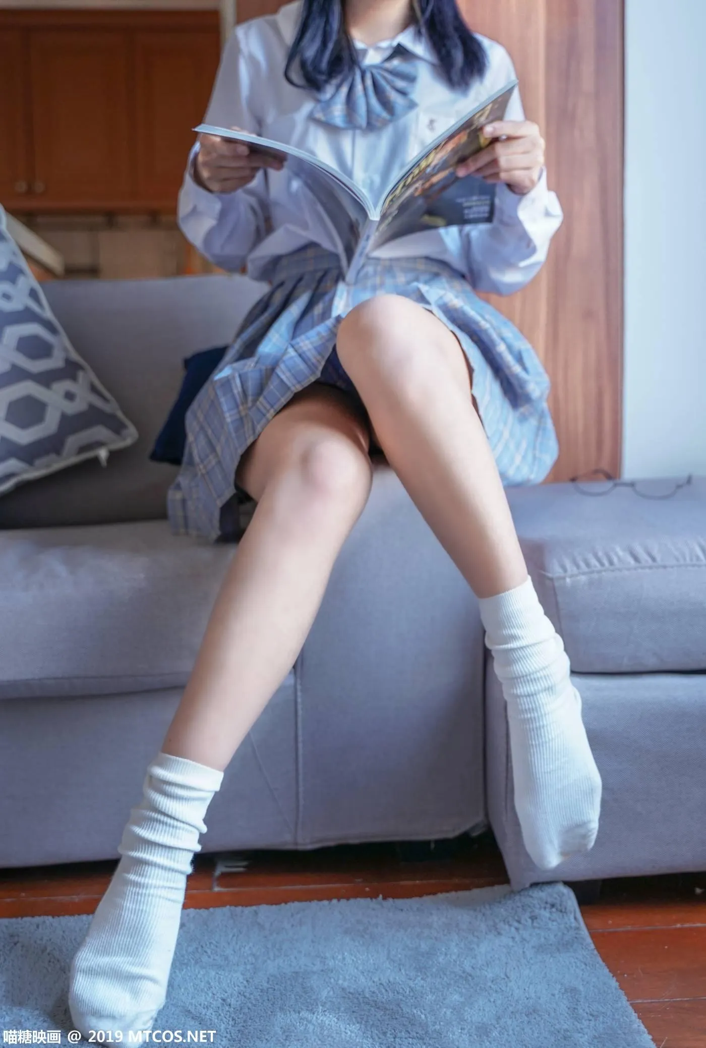 [喵糖映画] VOL.047 果腿制服裙[44P]插图7