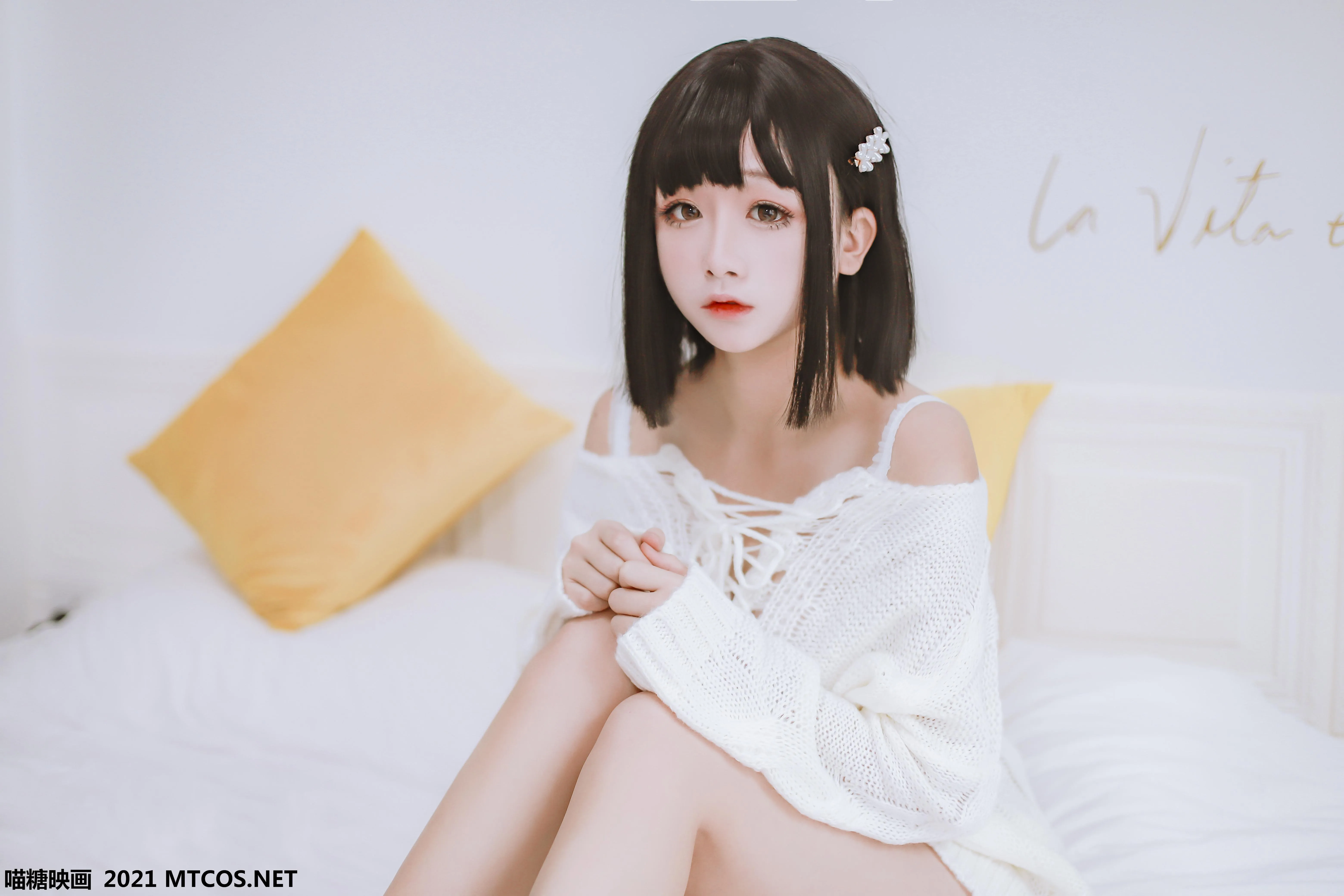 [喵糖映画]VOL.457 妹妹的白色毛衣[20P]插图3