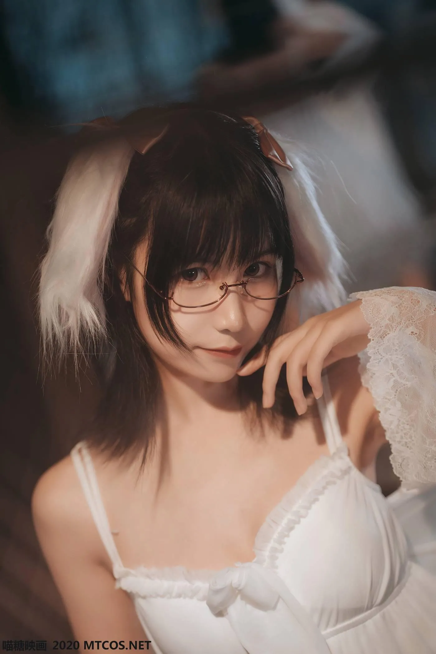 [喵糖映画] VOL.139 白色私房睡裙[26P]插图6