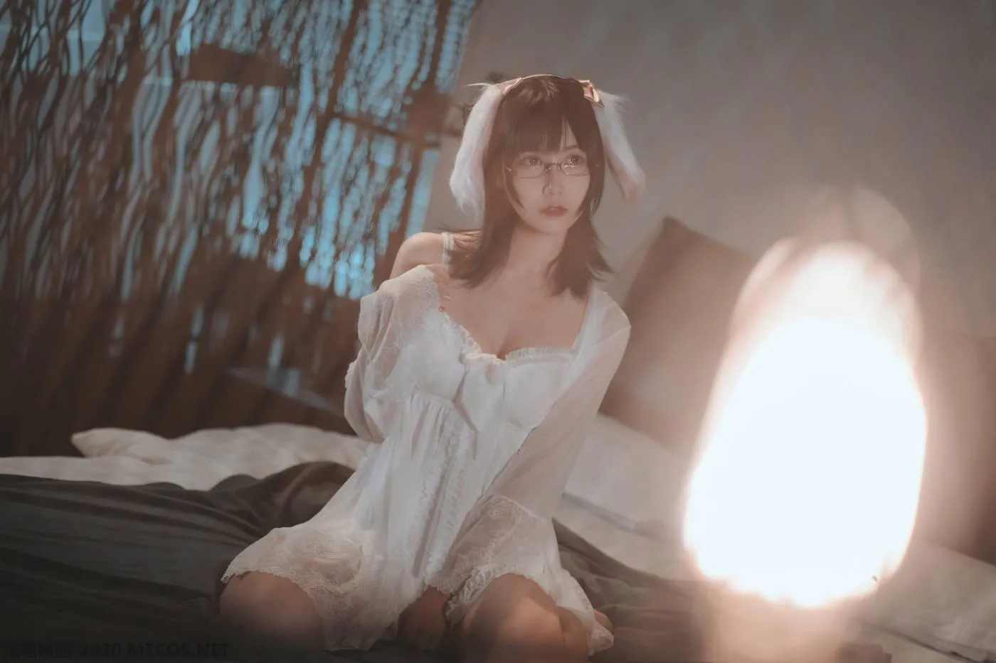 [喵糖映画] VOL.139 白色私房睡裙[26P]插图7