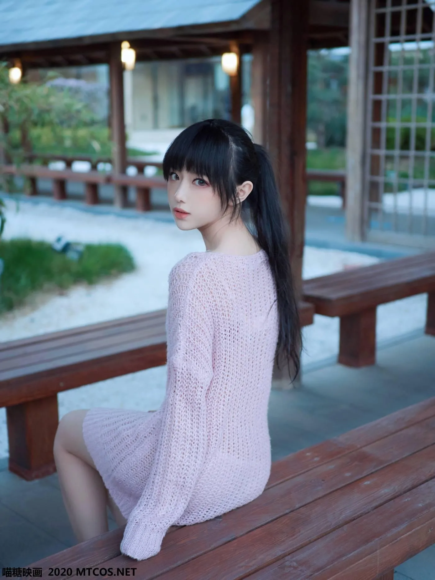 [喵糖映画] VOL.147 白色泳装之温泉[21P]插图7