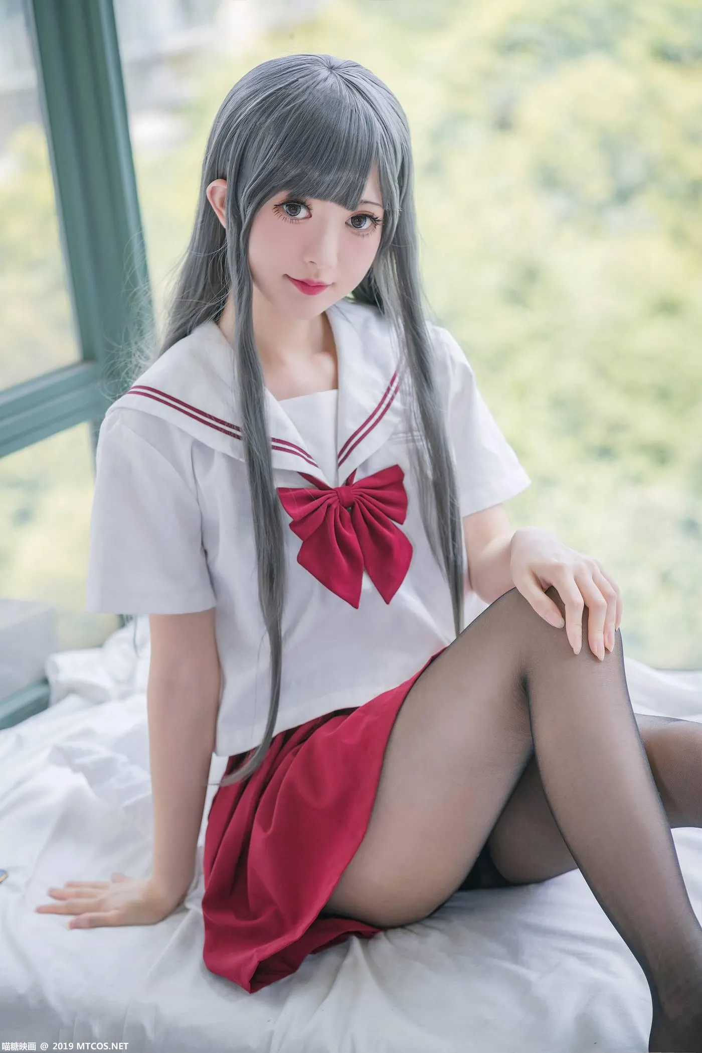 [喵糖映画] VOL.017 甜美学姐[40P]插图1