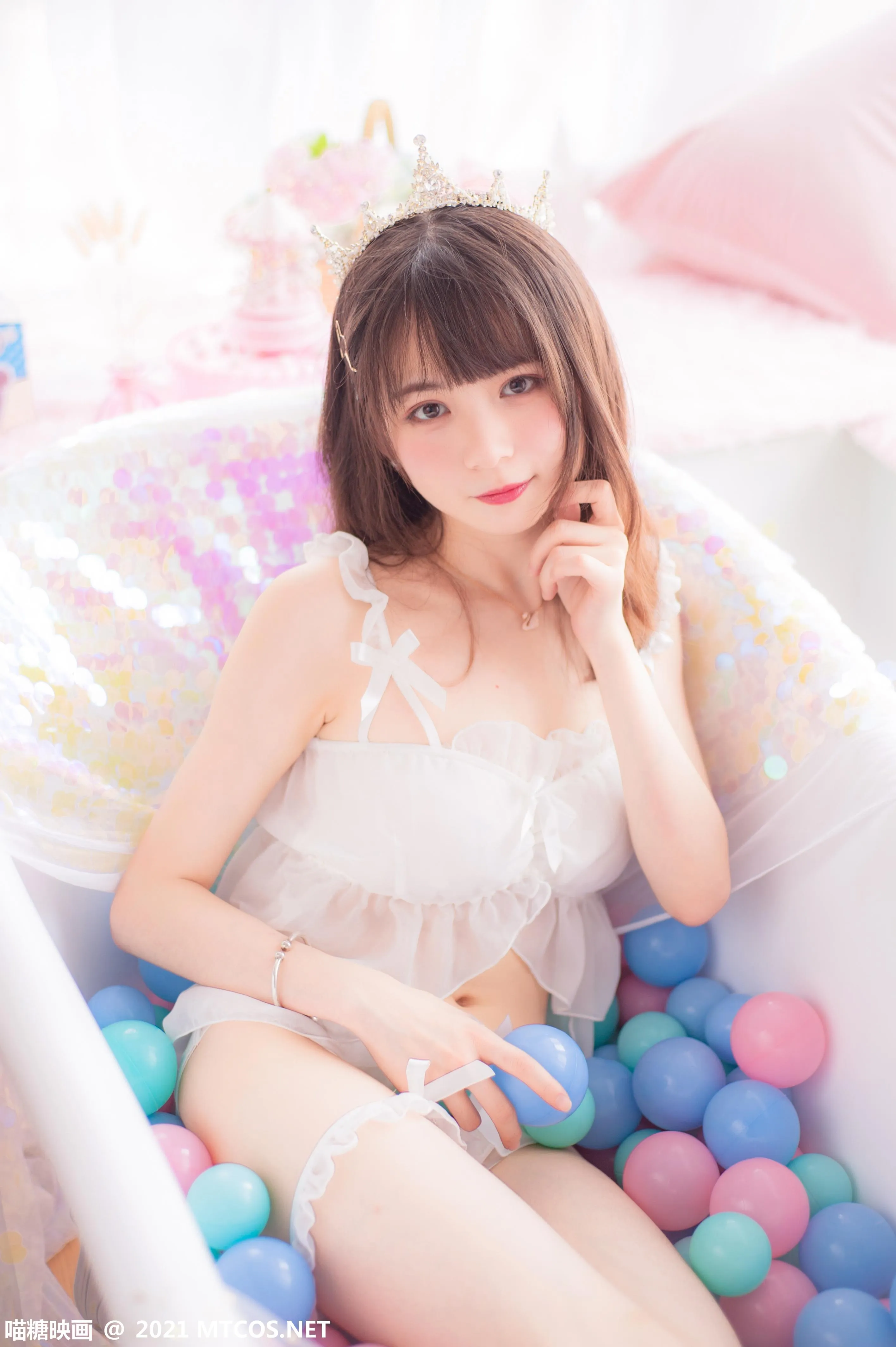 [喵糖映画] VOL.351 泡泡粉裙[22P]插图8