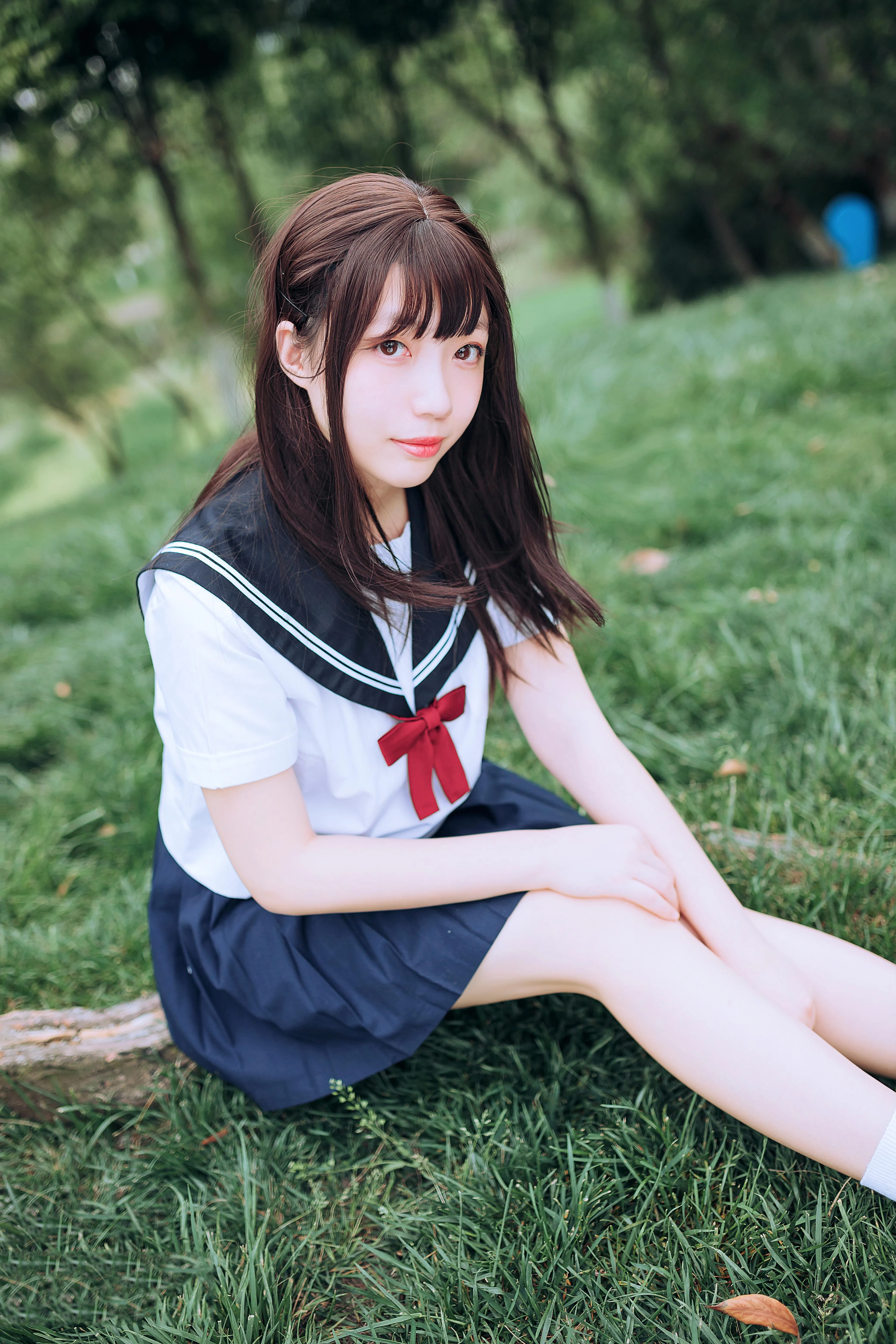 [喵糖映画]VOL.446 绿意JK[36P]插图6