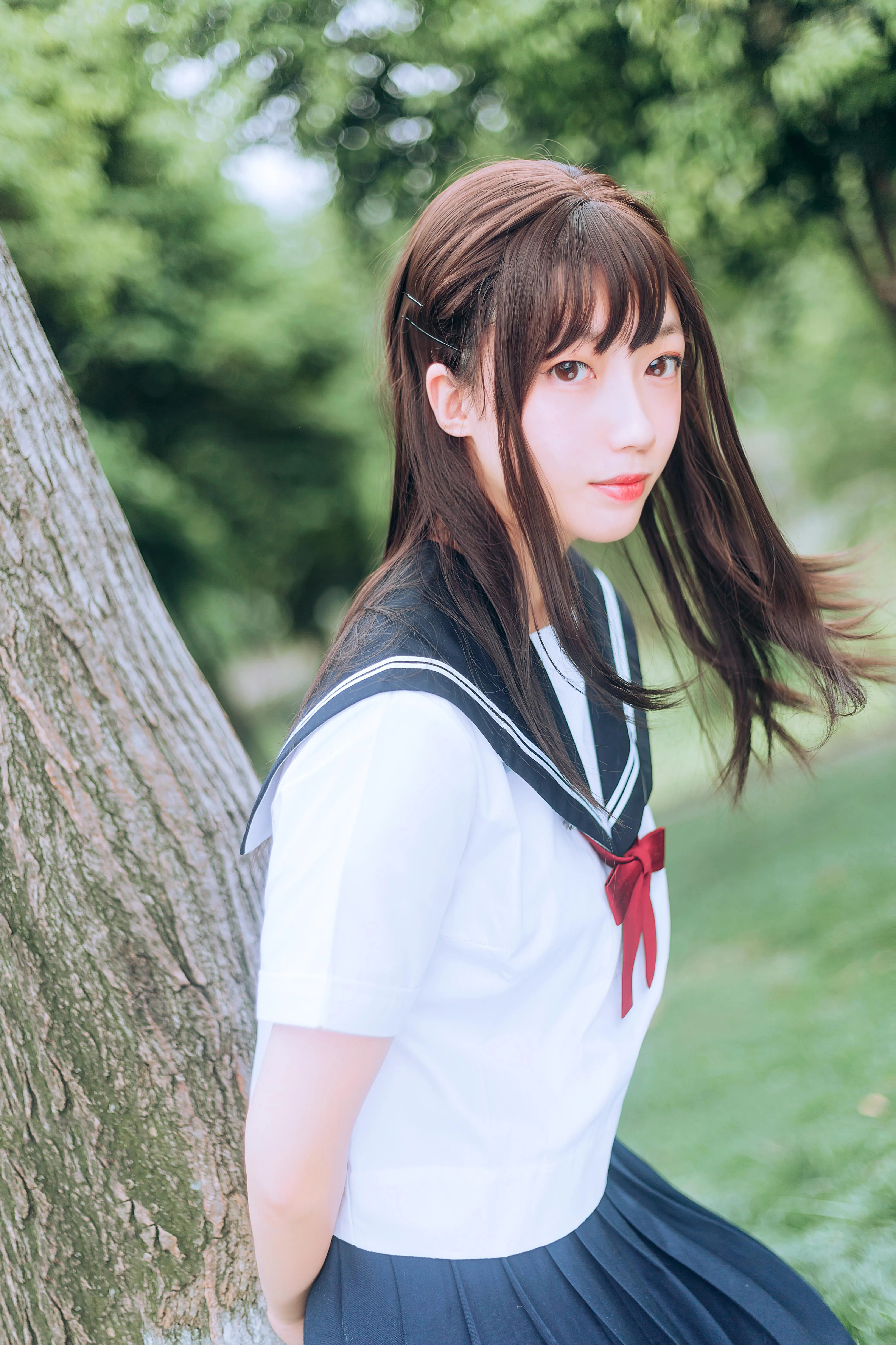 [喵糖映画]VOL.446 绿意JK[36P]插图9
