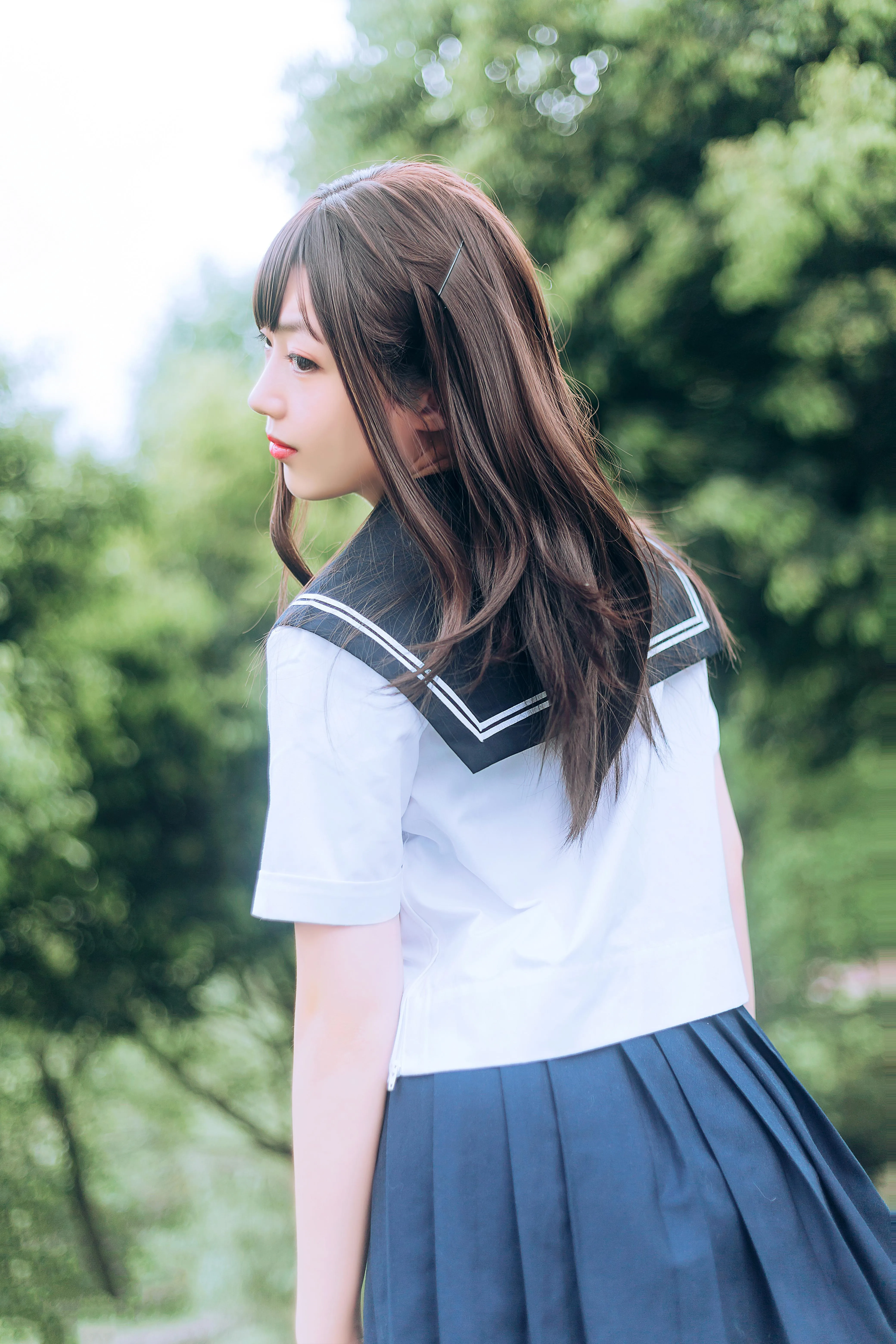 [喵糖映画]VOL.446 绿意JK[36P]插图