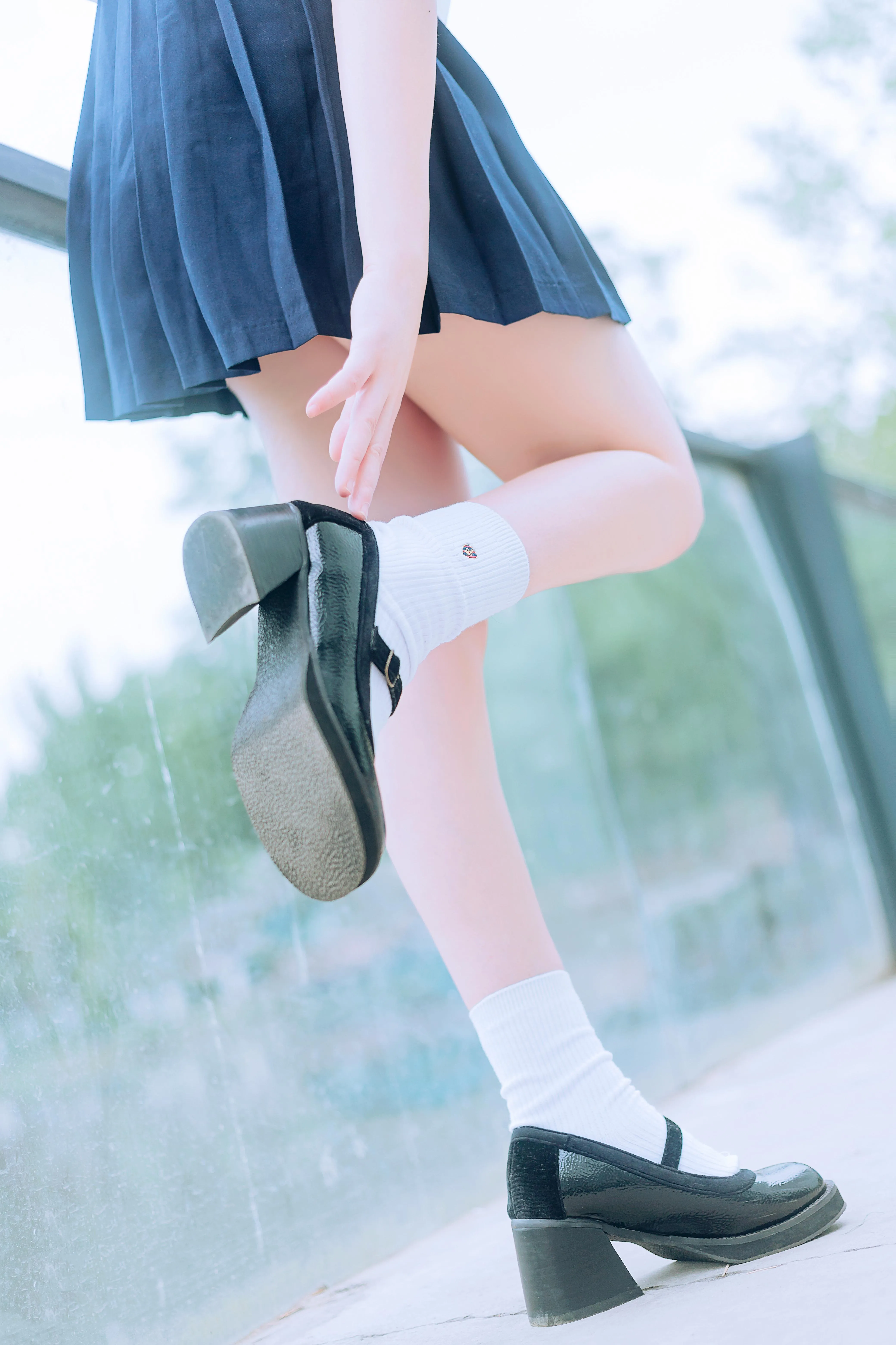 [喵糖映画]VOL.446 绿意JK[36P]插图3
