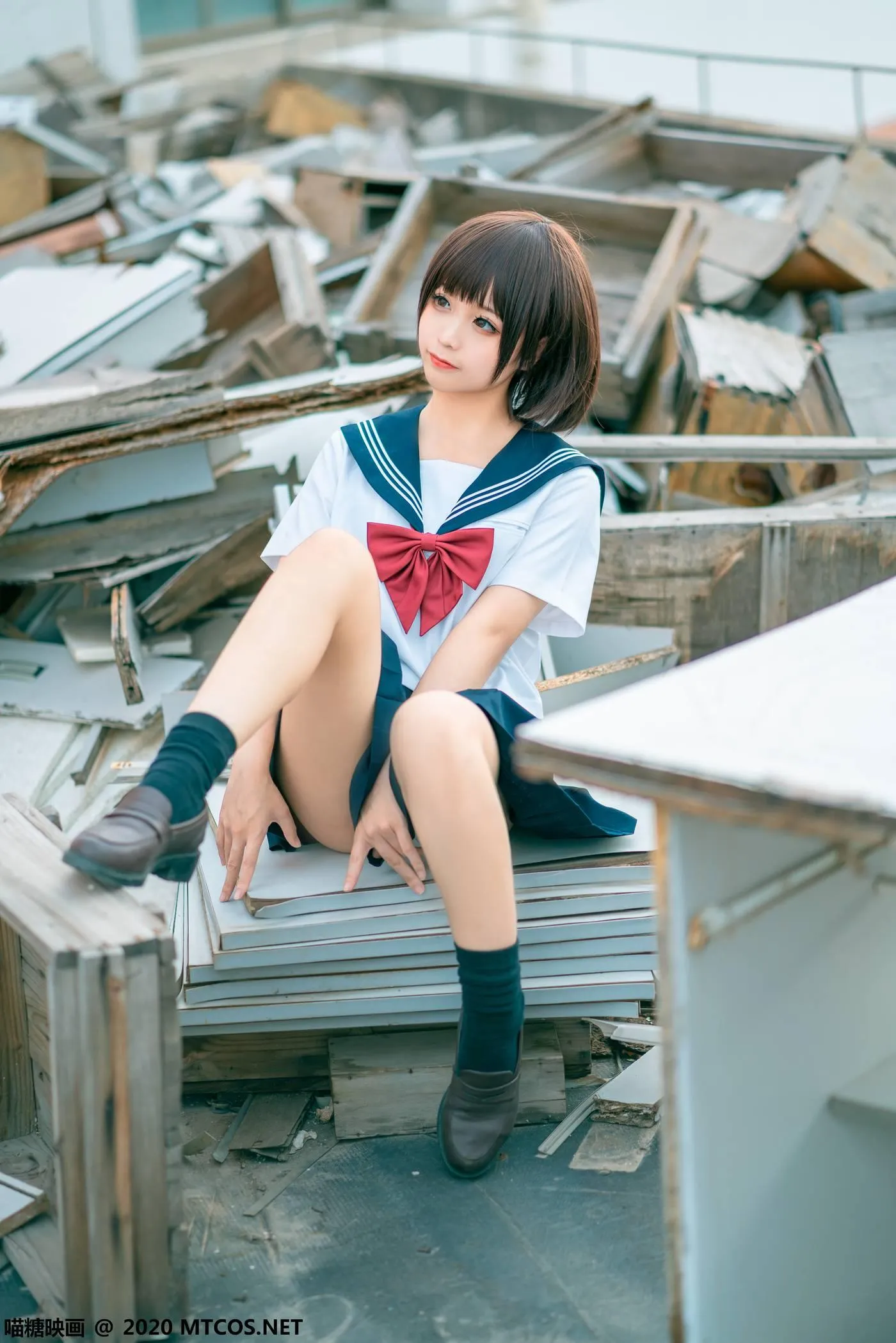 [喵糖映画] JKL.021 天台JK制服[33P]插图5
