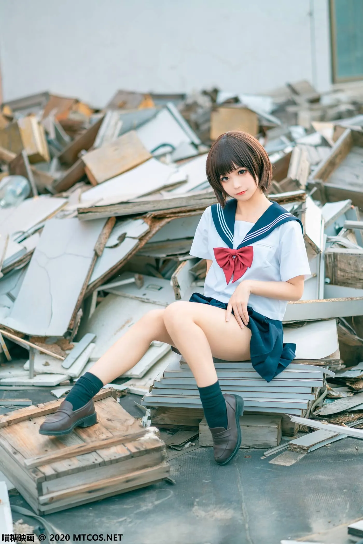 [喵糖映画] JKL.021 天台JK制服[33P]插图8