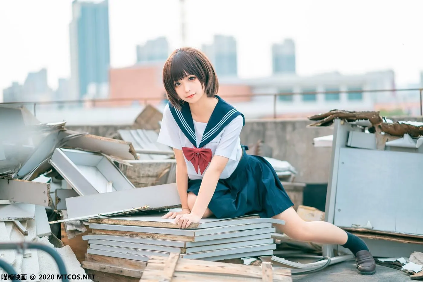 [喵糖映画] JKL.021 天台JK制服[33P]插图6