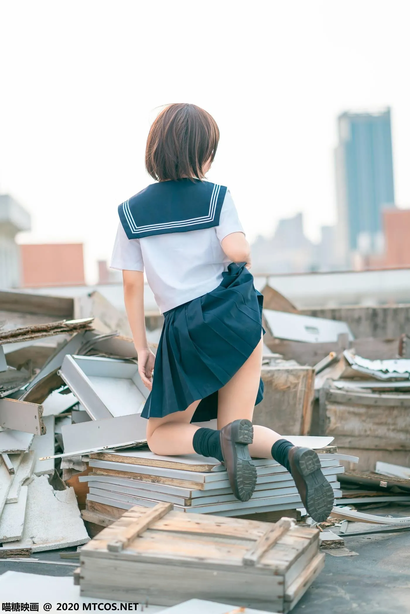 [喵糖映画] JKL.021 天台JK制服[33P]插图8