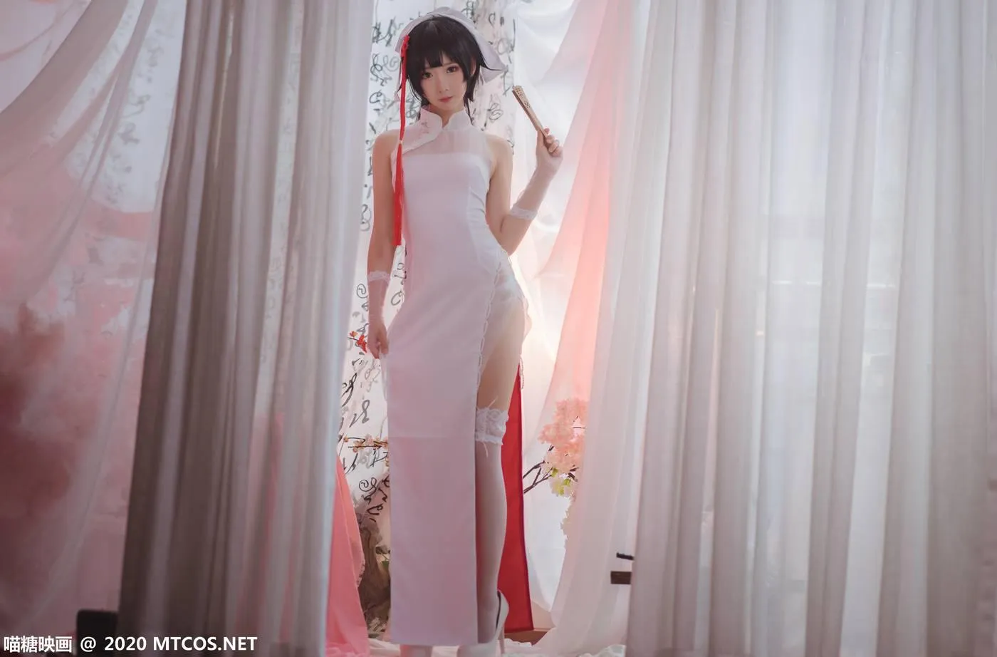 [喵糖映画] HML.017 高雄白旗袍[18P]插图1