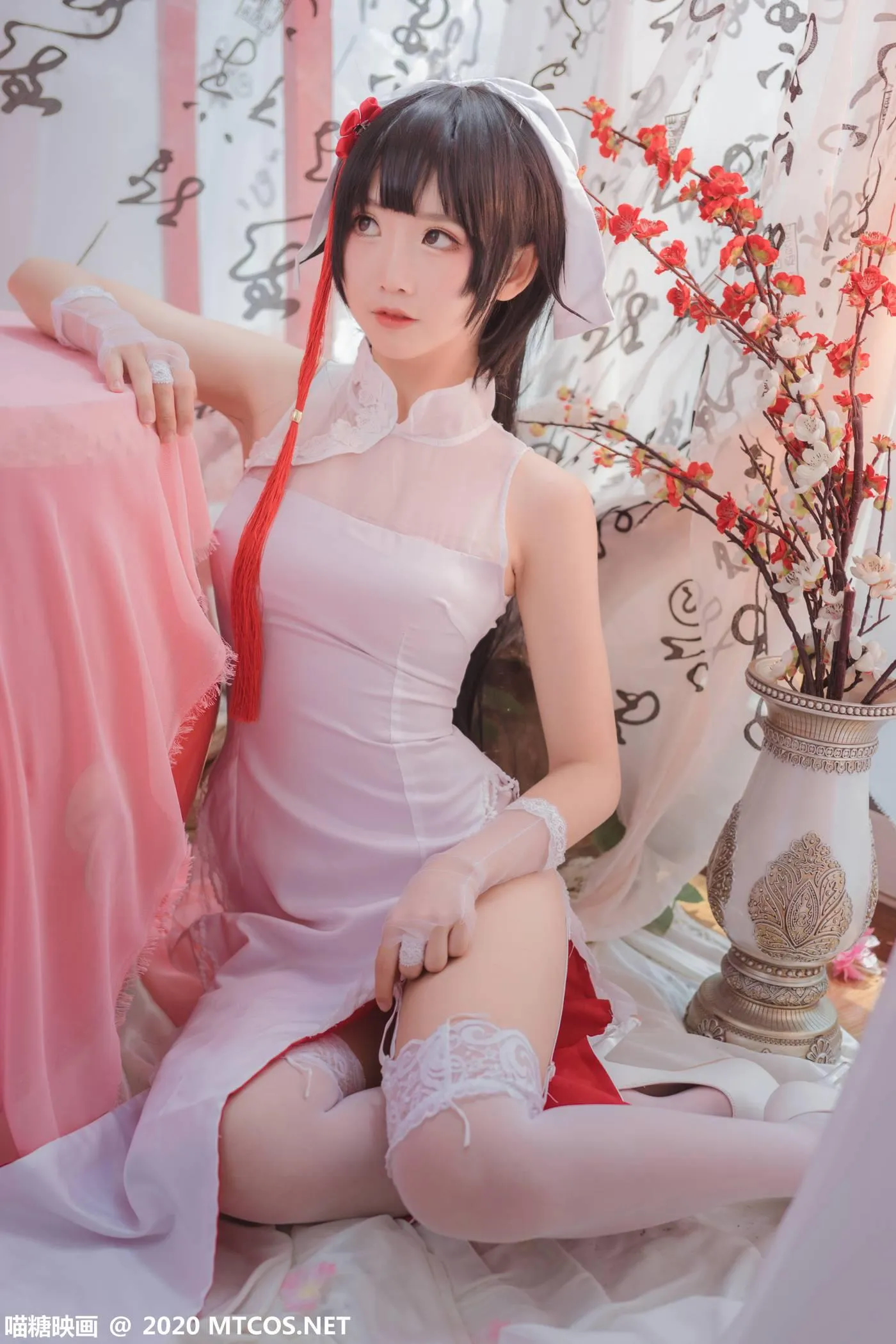 [喵糖映画] HML.017 高雄白旗袍[18P]插图3