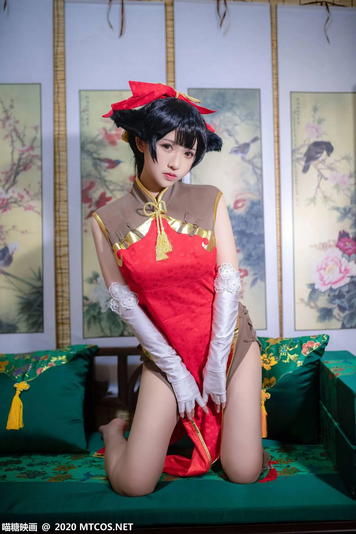 [喵糖映画] HML.015 高雄银红旗袍[24P]插图6